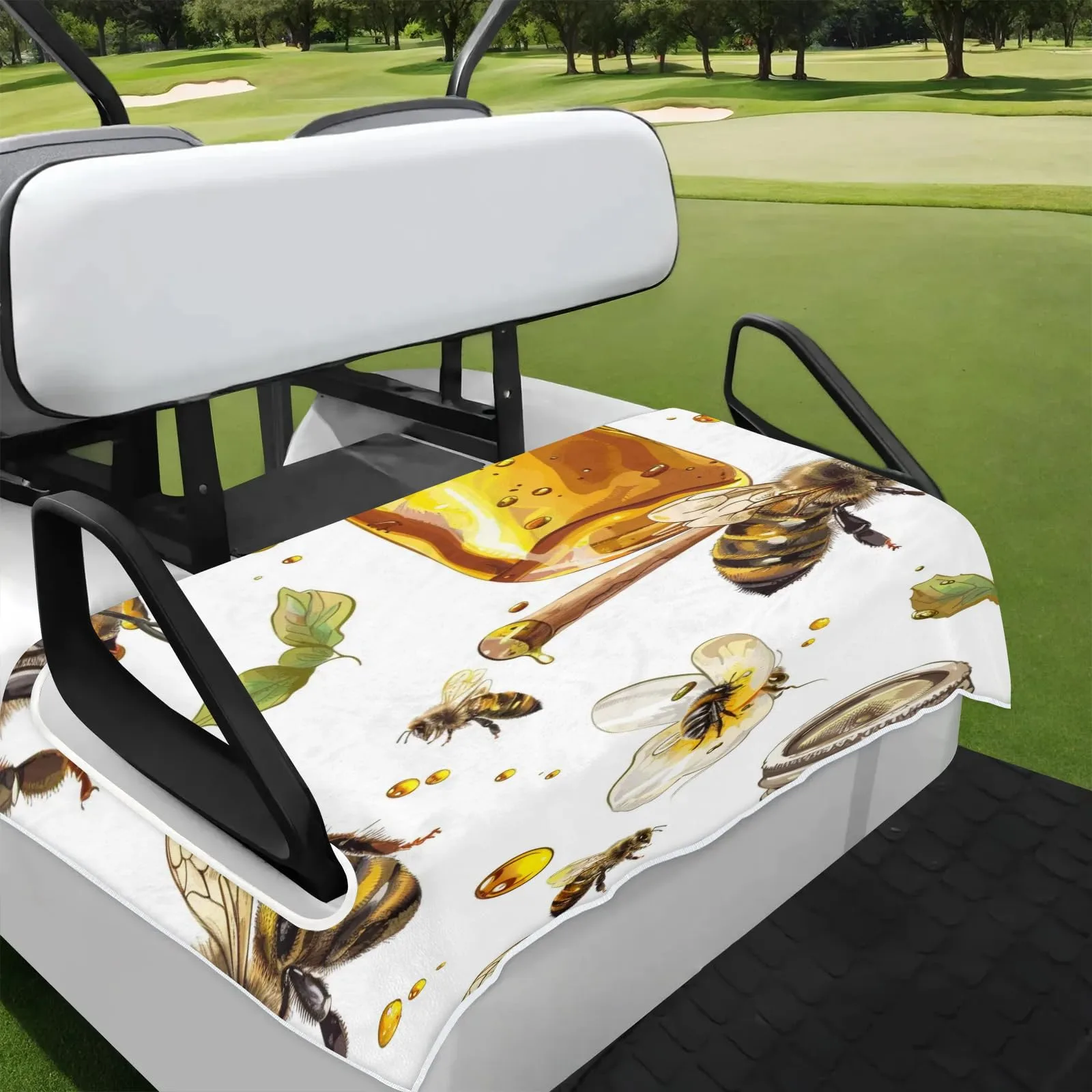 Tiveruda Golf Cart Seat Cover for Double Seats