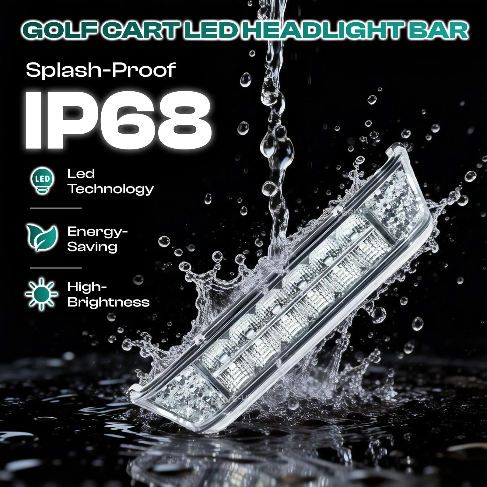 DRIVE UP LED Headlight Bar for Club Car Precedent image 3