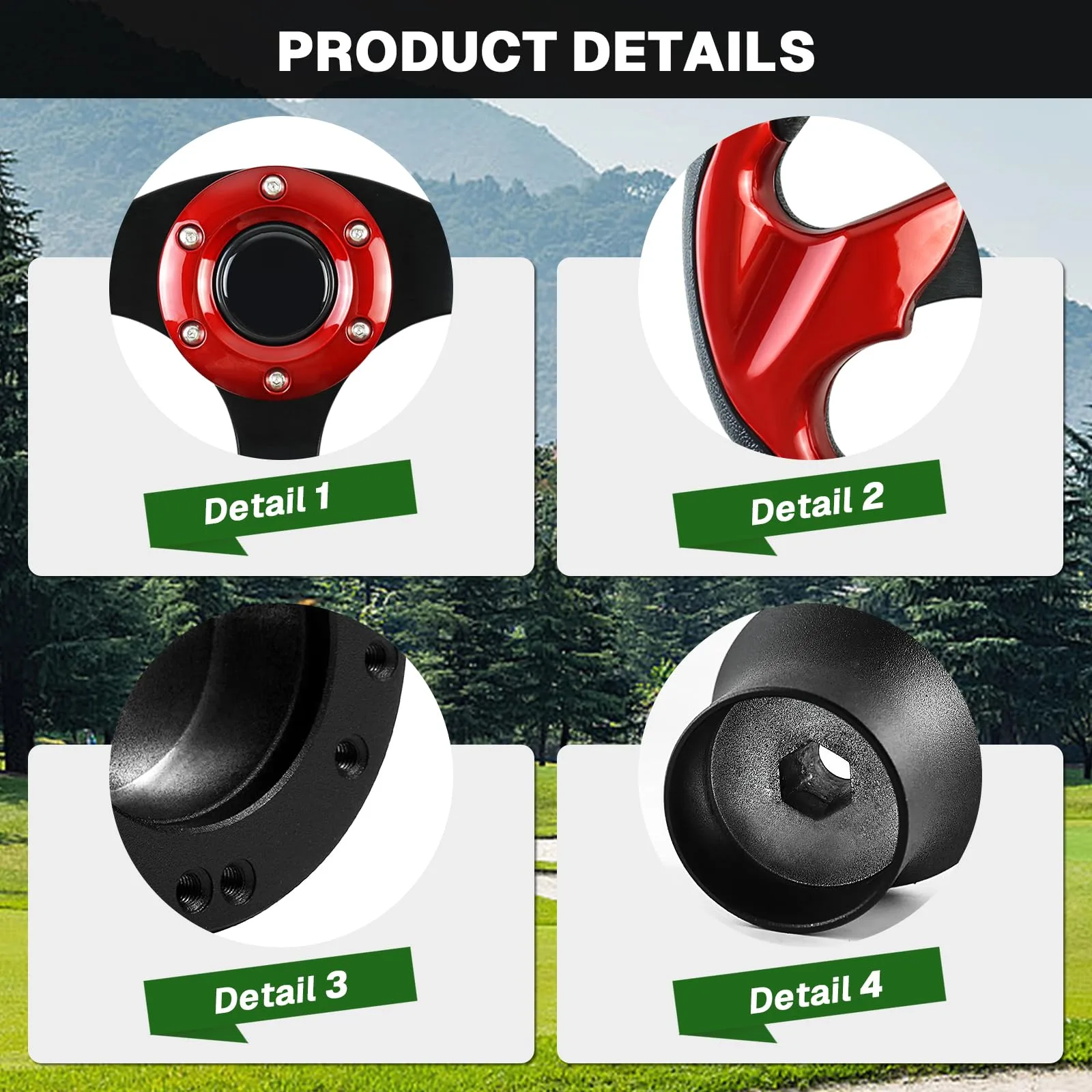 VOONKE Steering Wheel Adapter for Club Car Precedent image 3