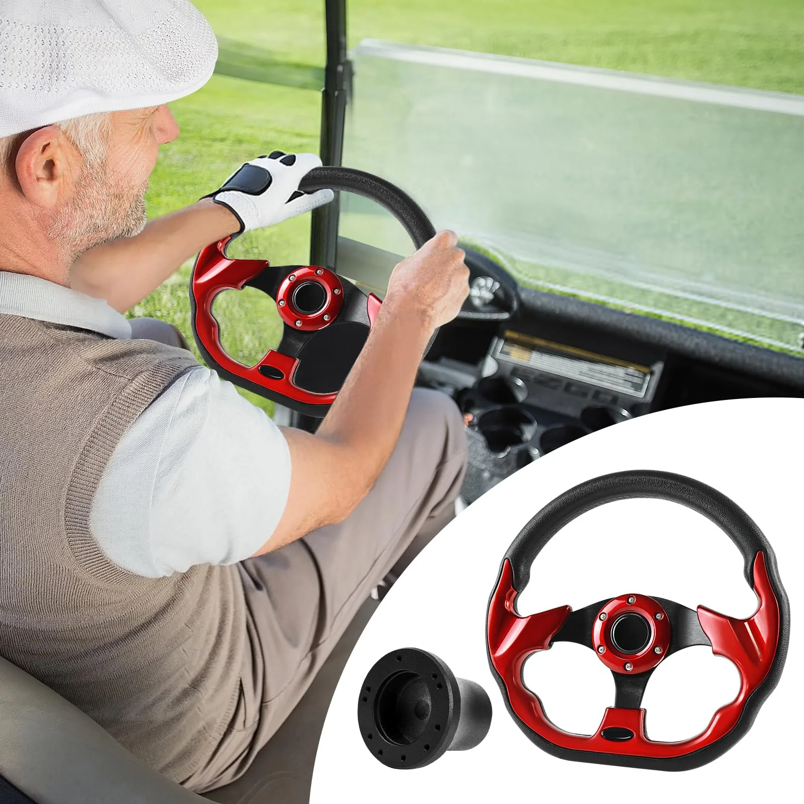 VOONKE Steering Wheel Adapter for Club Car Precedent image 4