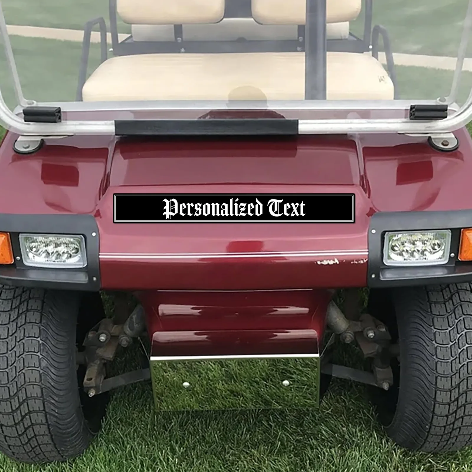 Gimme Golf USA Club Car DS Custom Name Plate image 3