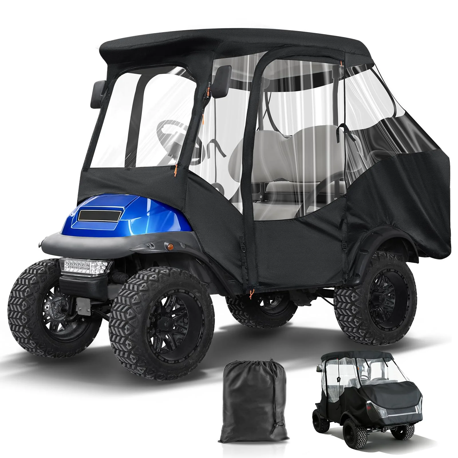 FIXHAWK 4-Passenger Club Car Precedent Driving Enclosure