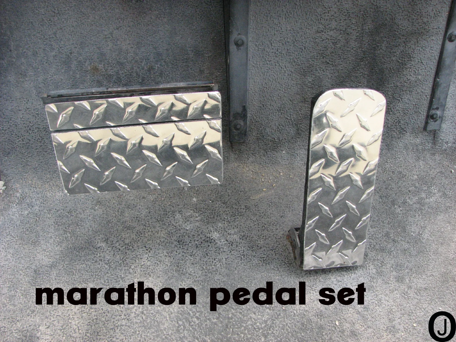 J & O Carts Parts E-Z-GO Marathon Pedal Cover Set image 2