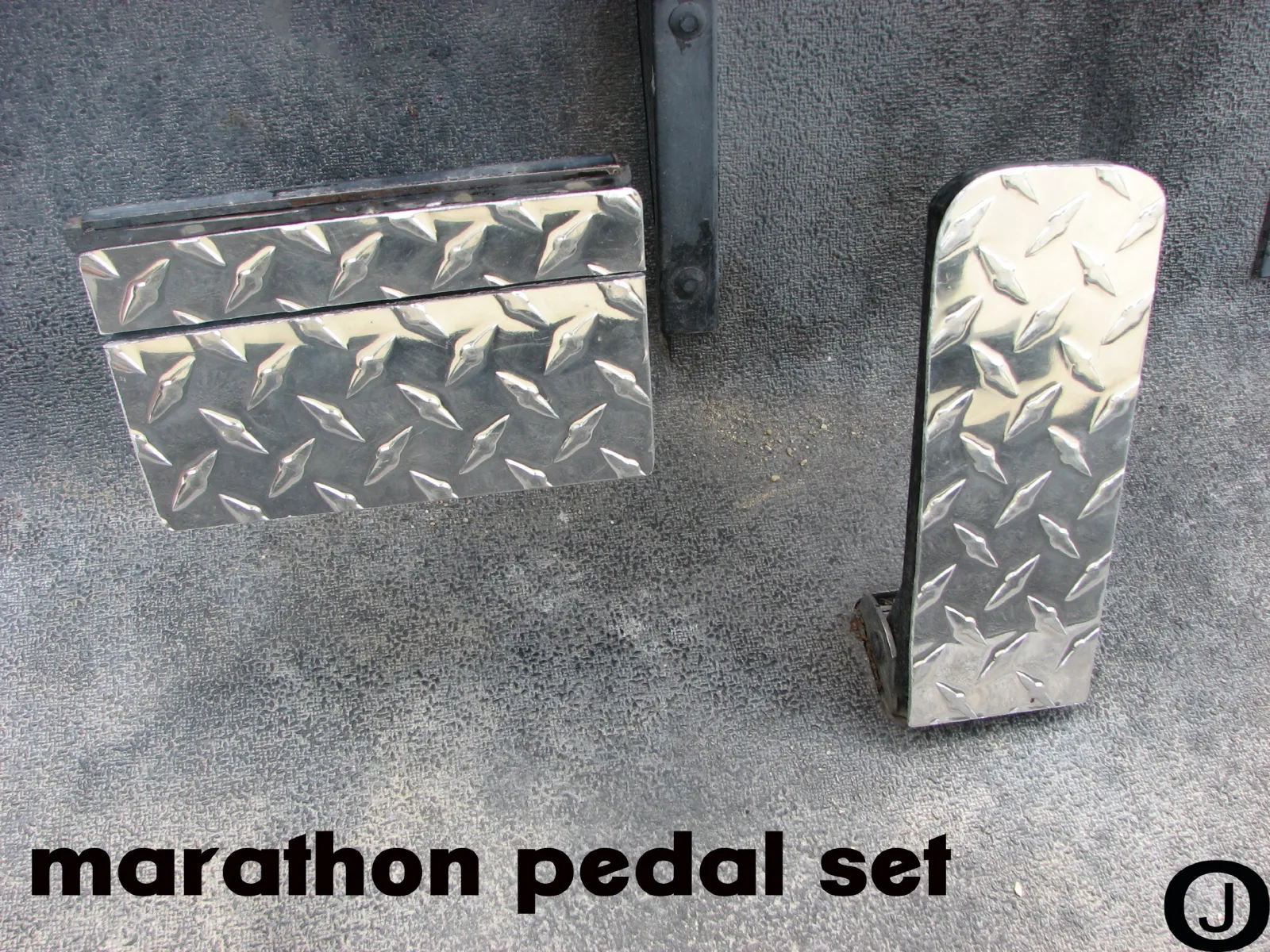 J & O Carts Parts E-Z-GO Marathon Pedal Cover Set image 3