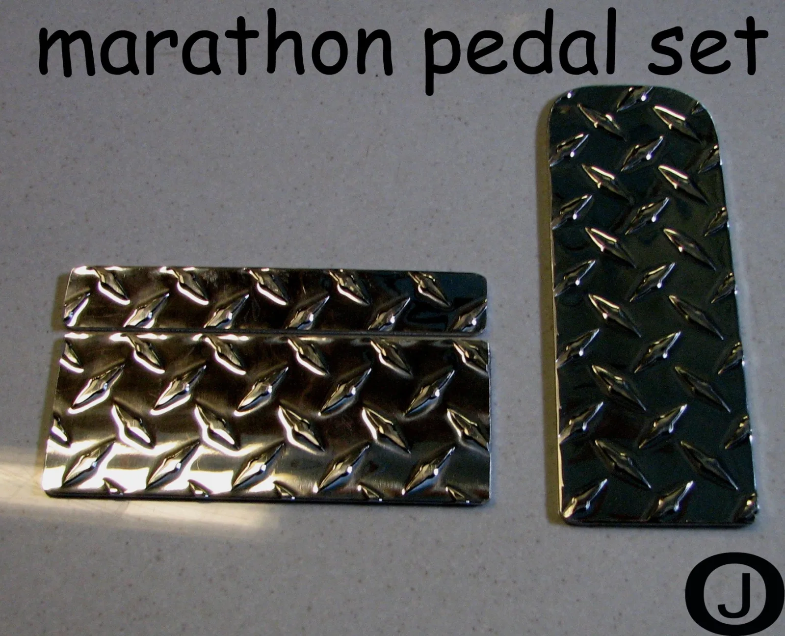 J & O Carts Parts E-Z-GO Marathon Pedal Cover Set image 4
