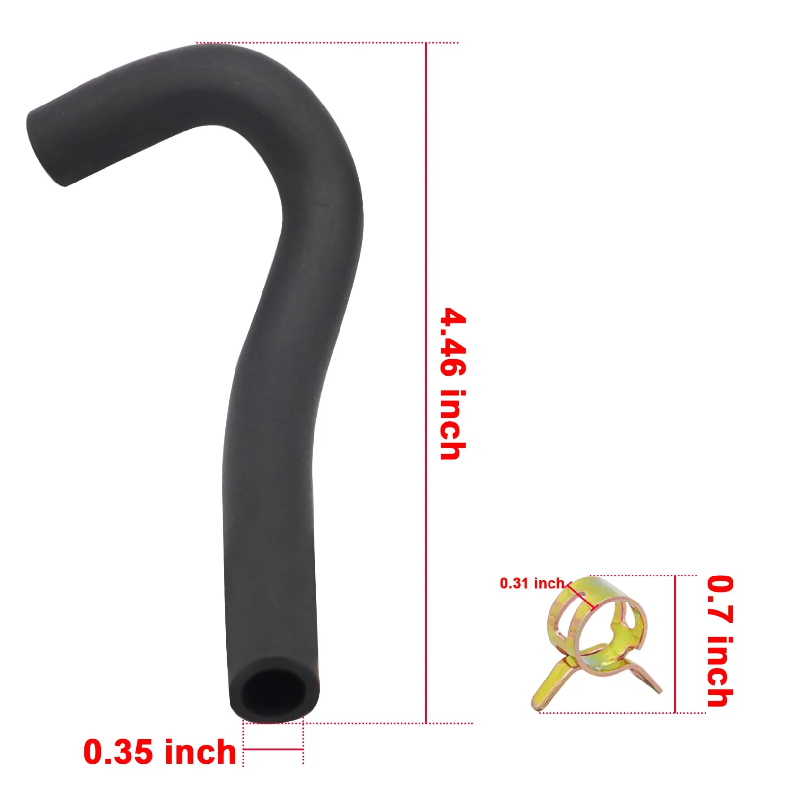 CartClan Crankcase Vent Tube for Club Car DS Gas image 2