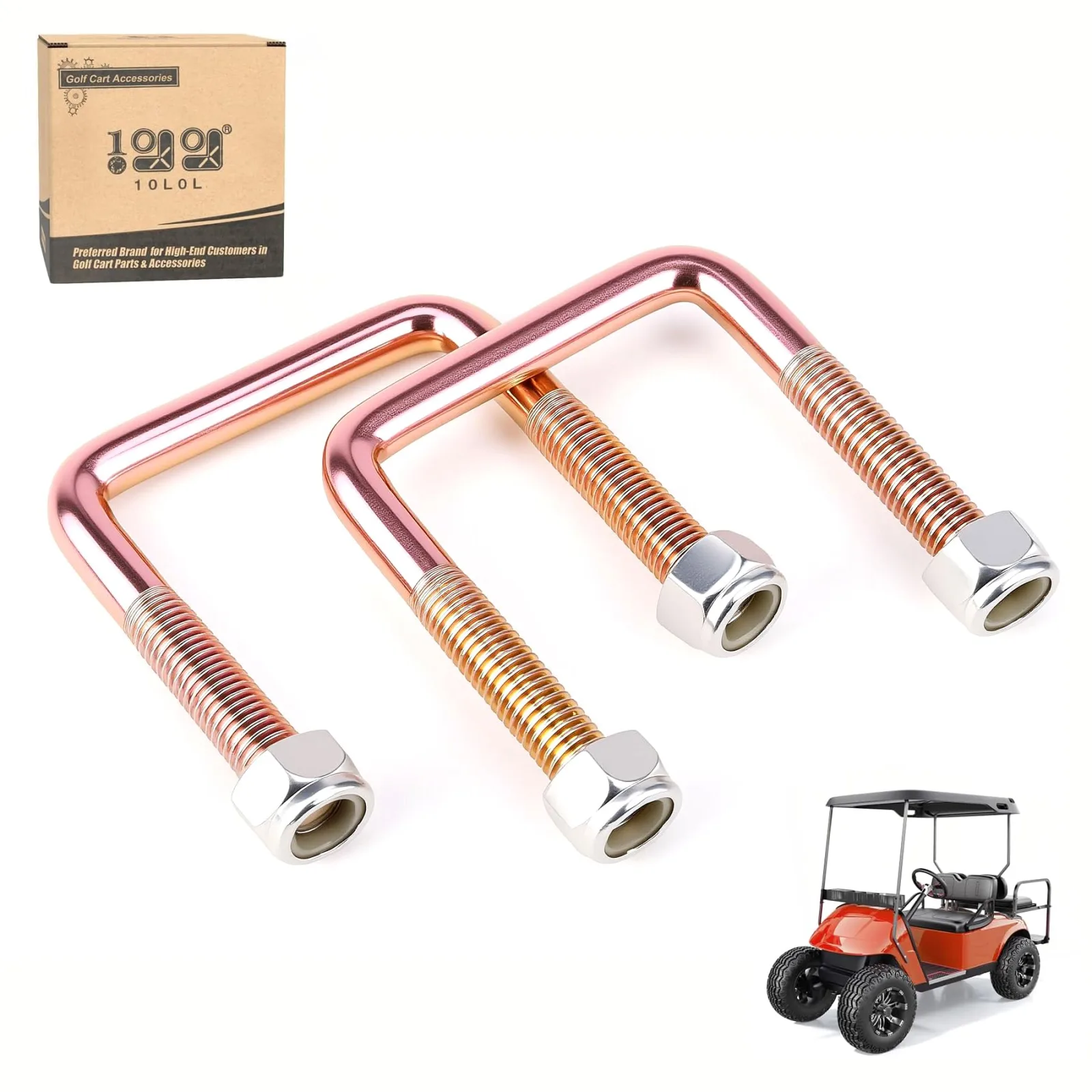 10L0L Rear Leaf Spring U-Bolts for E-Z-GO TXT