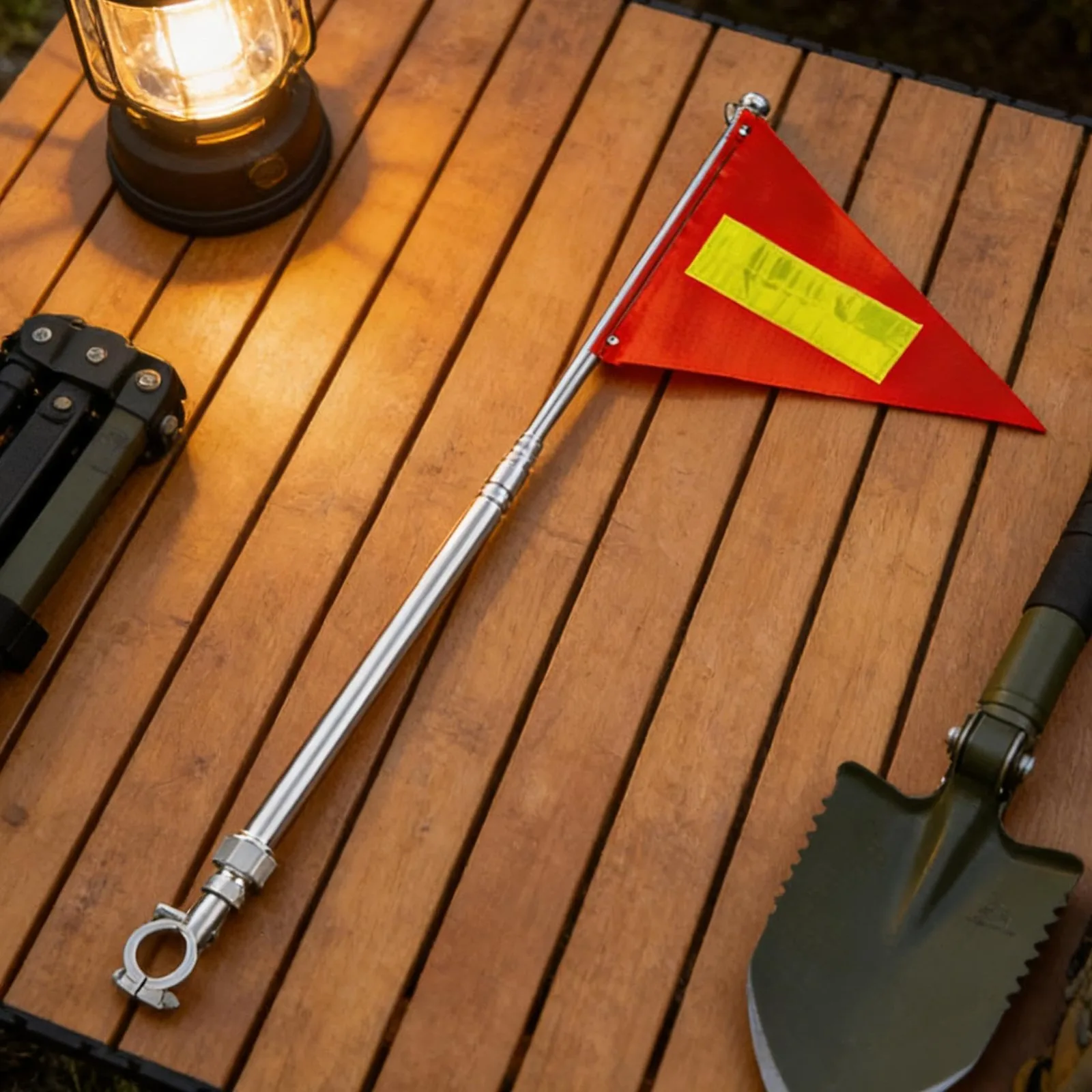 Generic Retractable Reflective Golf Cart Safety Flag image 2