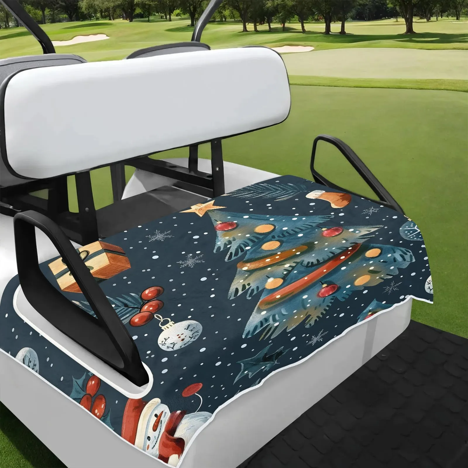 Tiveruda Golf Cart Seat Cover for Double Seats 51 x 31 in