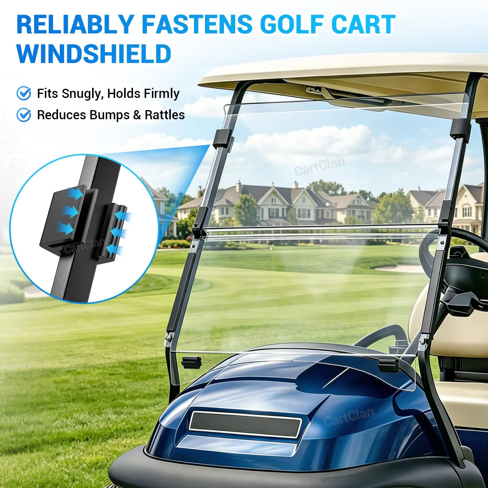 CartClan Golf Cart Windshield Retaining Clips CT-CC-0071 image 3