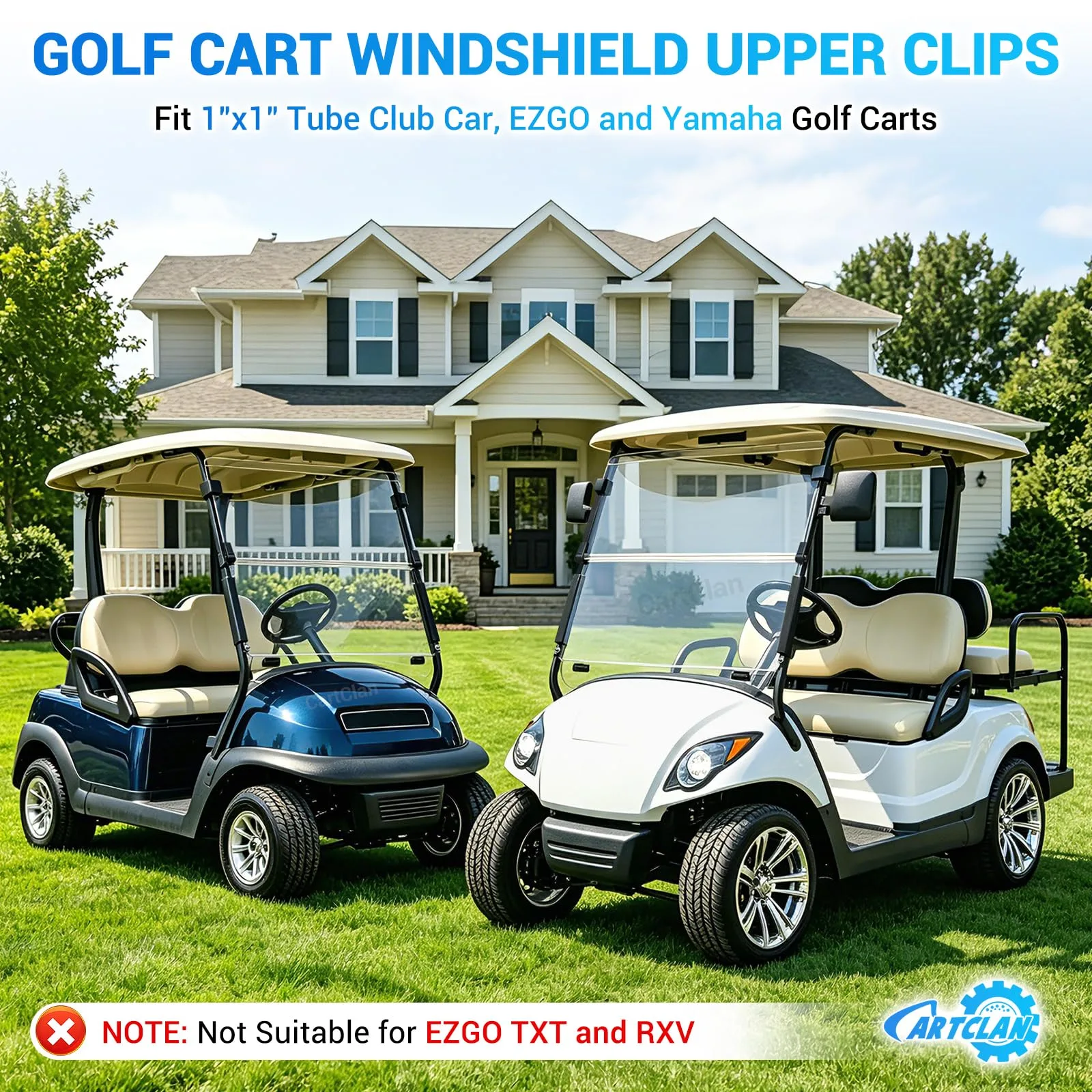 CartClan Golf Cart Windshield Retaining Clips CT-CC-0071 image 4