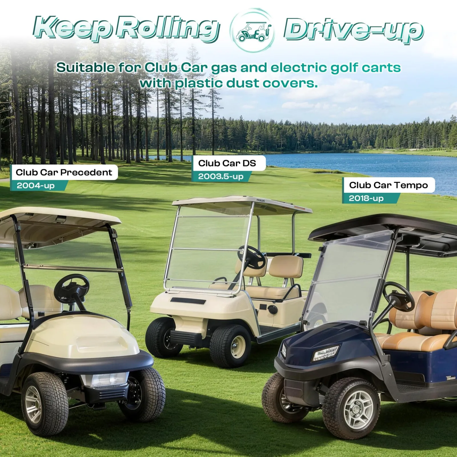 DRIVE UP Front Wheel Hub Assembly for Club Car image 2
