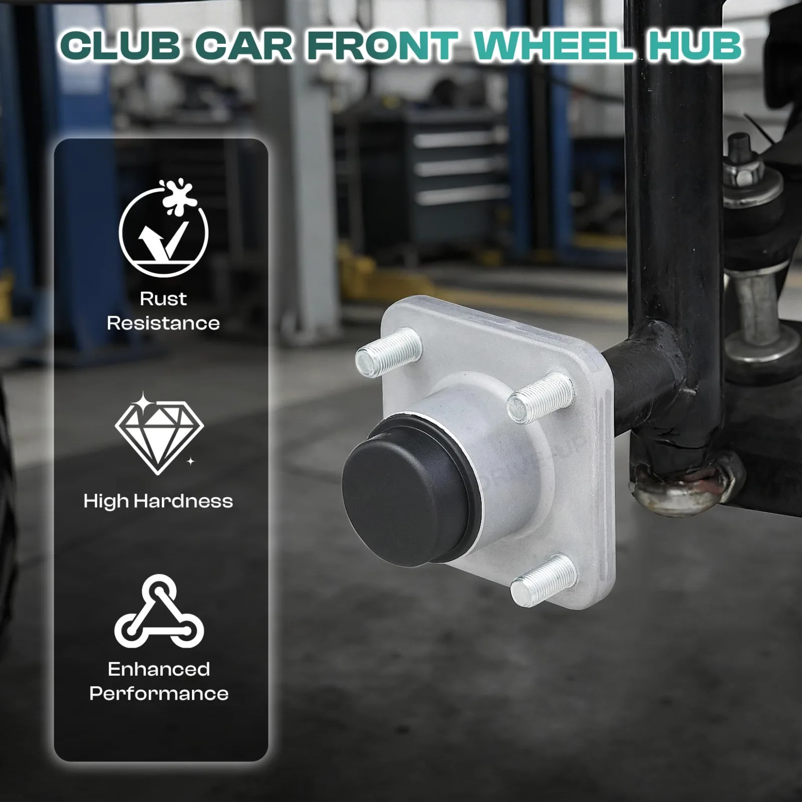 DRIVE UP Front Wheel Hub Assembly for Club Car image 4