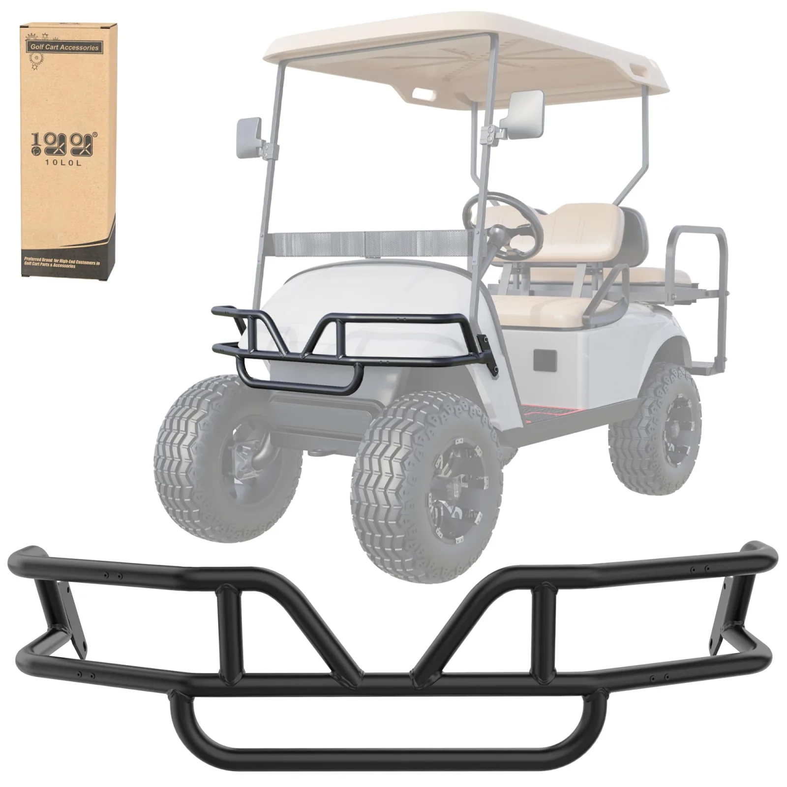 10L0L Black Brush Guard for E-Z-GO TXT 1994.5-2013