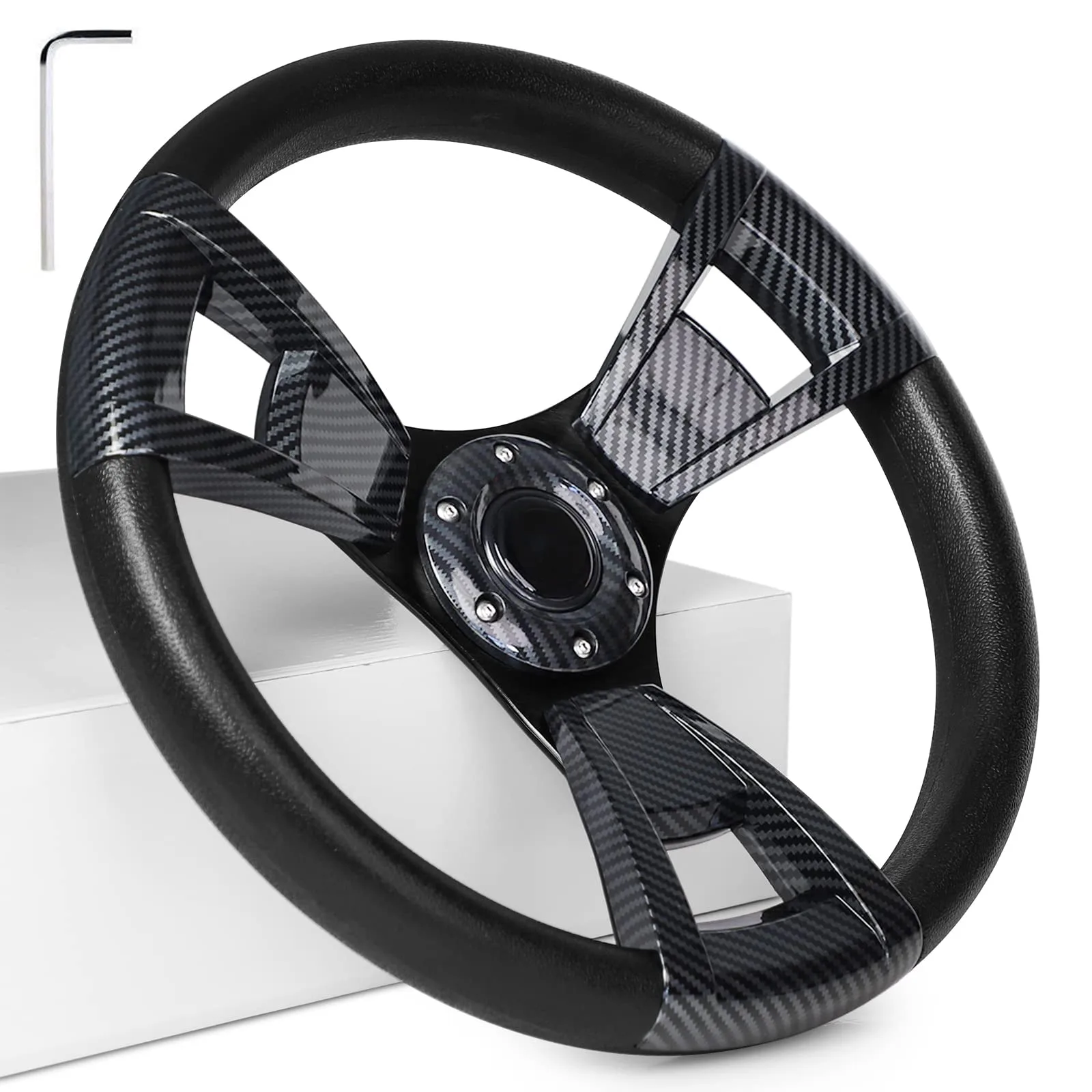 MOSNAI 6648 13.7-Inch Golf Cart Steering Wheel