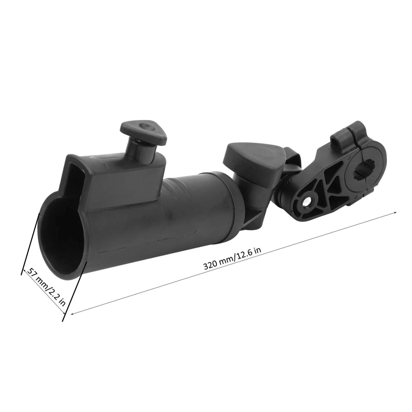 HERCHR Golf Cart Umbrella Holder - PP Plastic Mount (HERCHR04kefcroy3) image 2