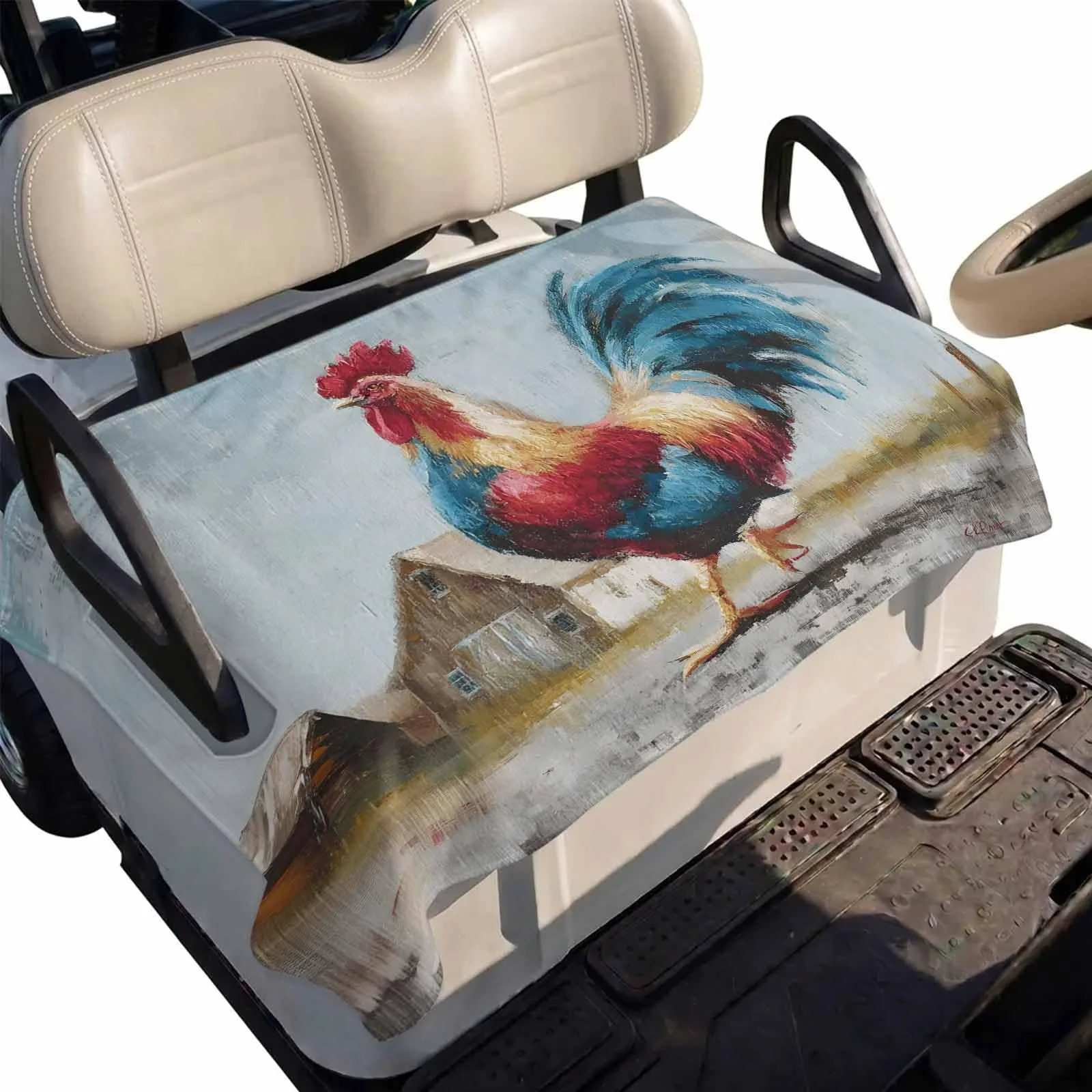 DecorLovee Golf Cart Seat Cover, 51 x 31 in