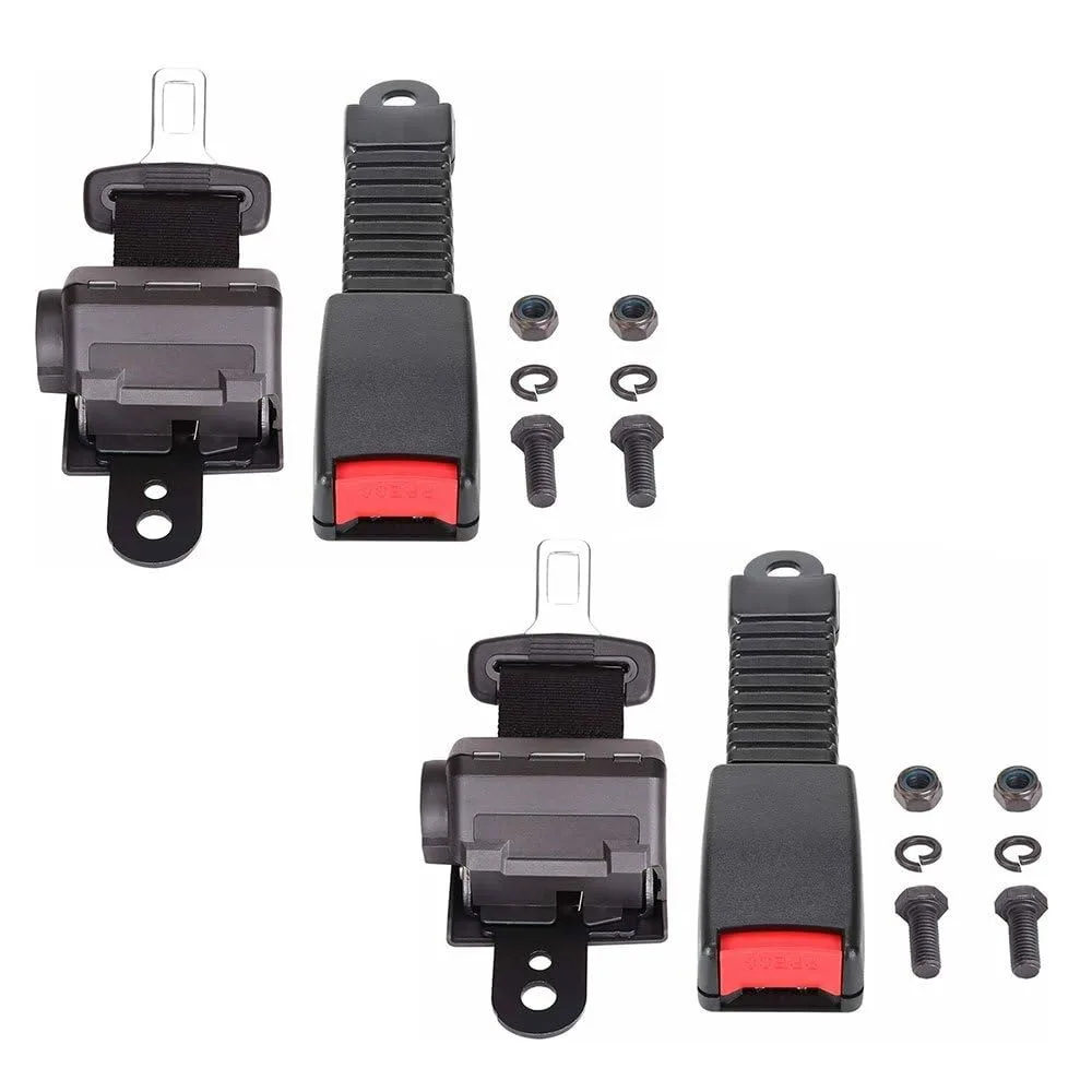 Generic 42-Inch Retractable Golf Cart Seat Belts