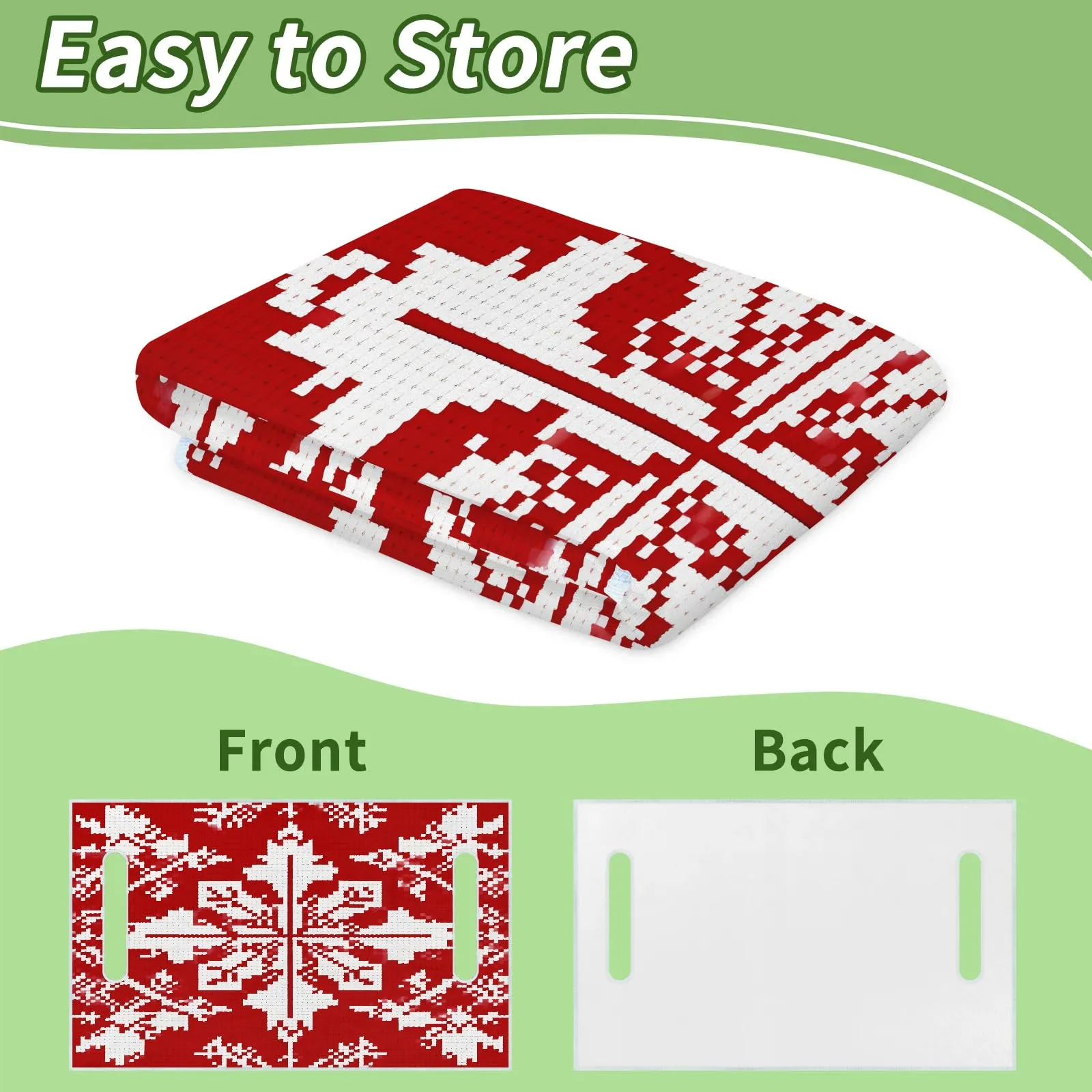 Tiveruda Golf Cart Seat Cover for Double Seats image 4