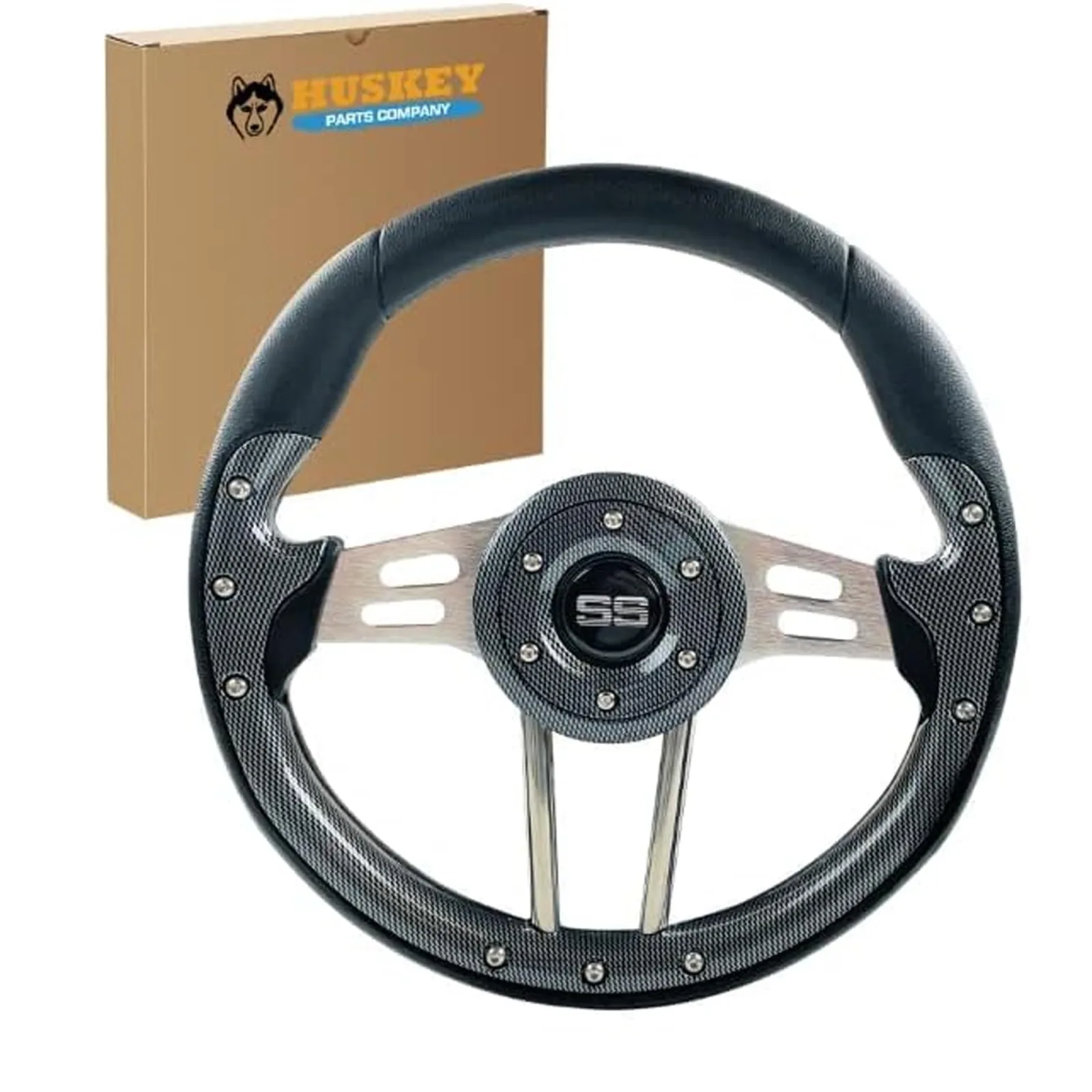 Volt Carbon Fiber Steering Wheel Adapter for E-Z-GO TXT/RXV image 4