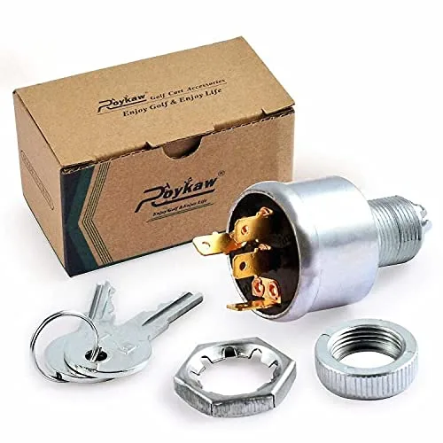 Roykaw E-Z-GO Ignition Switch Kit 33639G01 Replacement
