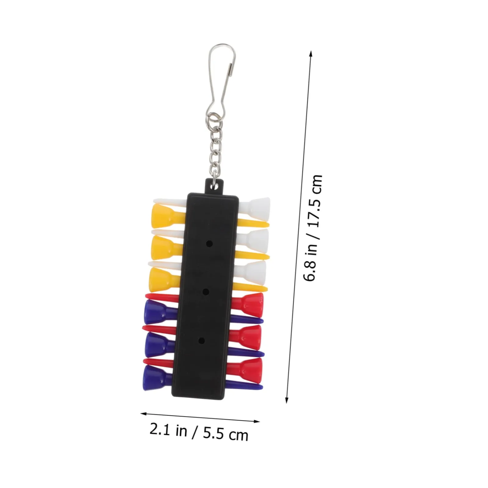 Generic Portable Golf Tee Holder with Hooks image 3