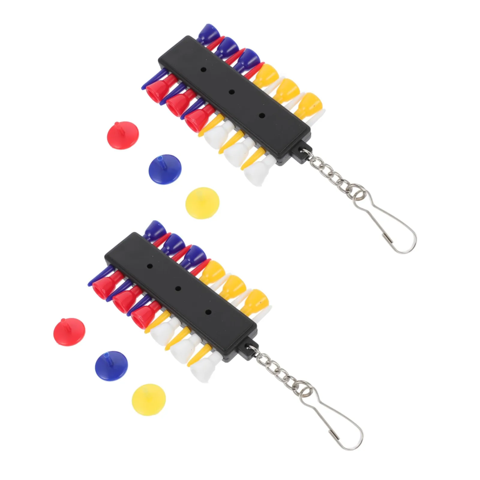 Generic Portable Golf Tee Holder with Hooks