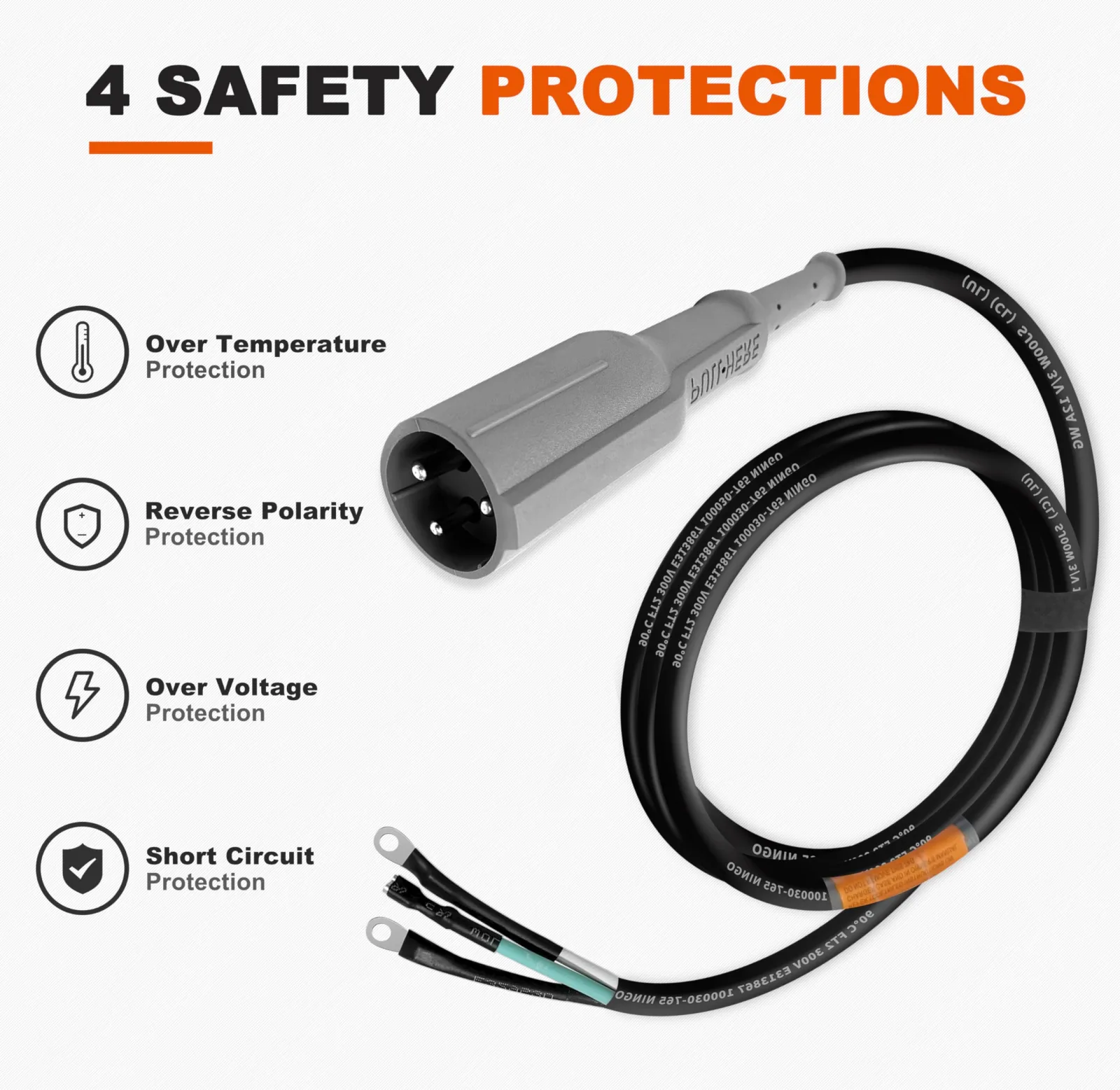 48V Charger Cord for Club Car DS & Precedent 1995-2013 image 2