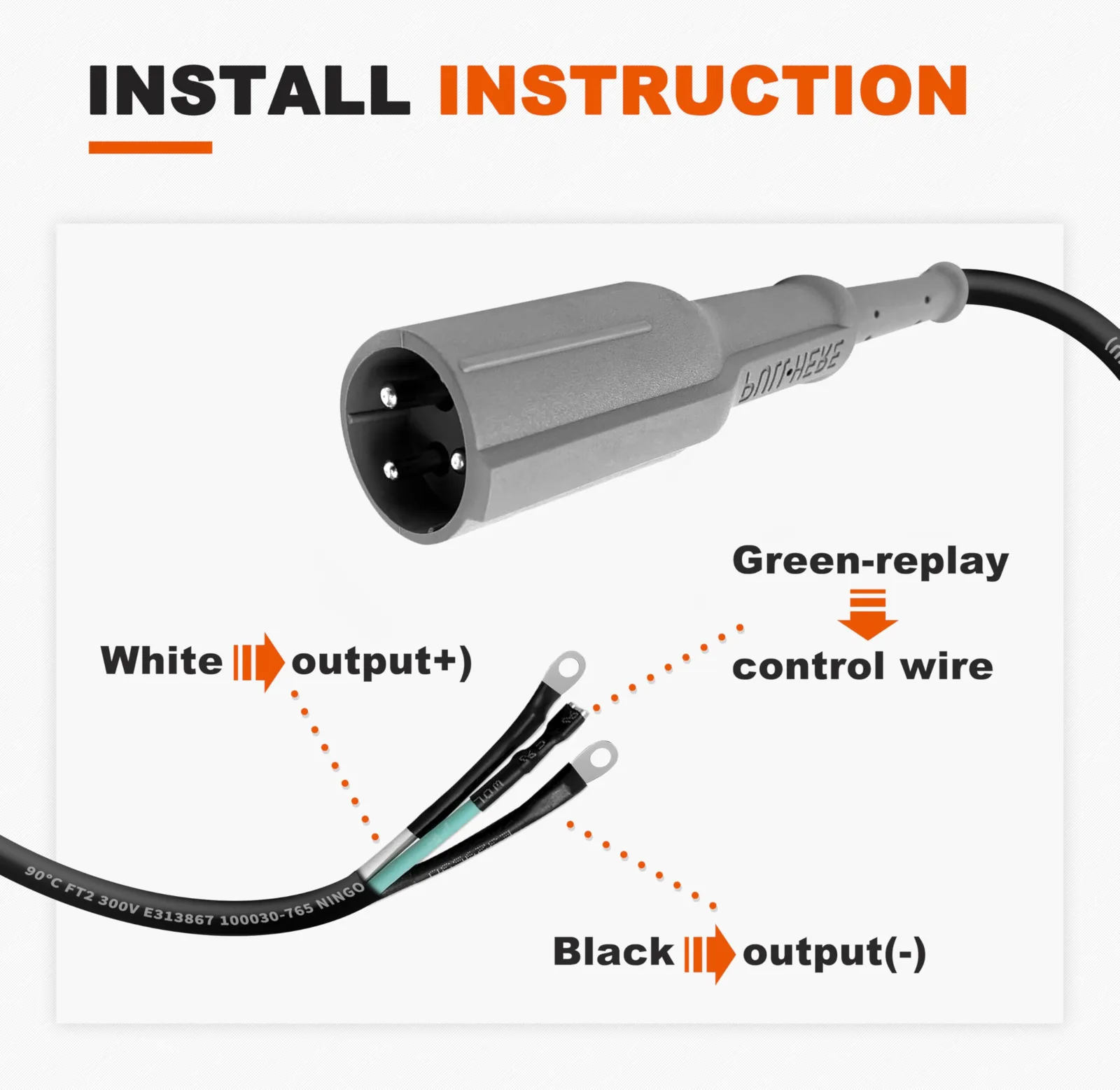 48V Charger Cord for Club Car DS & Precedent 1995-2013 image 4