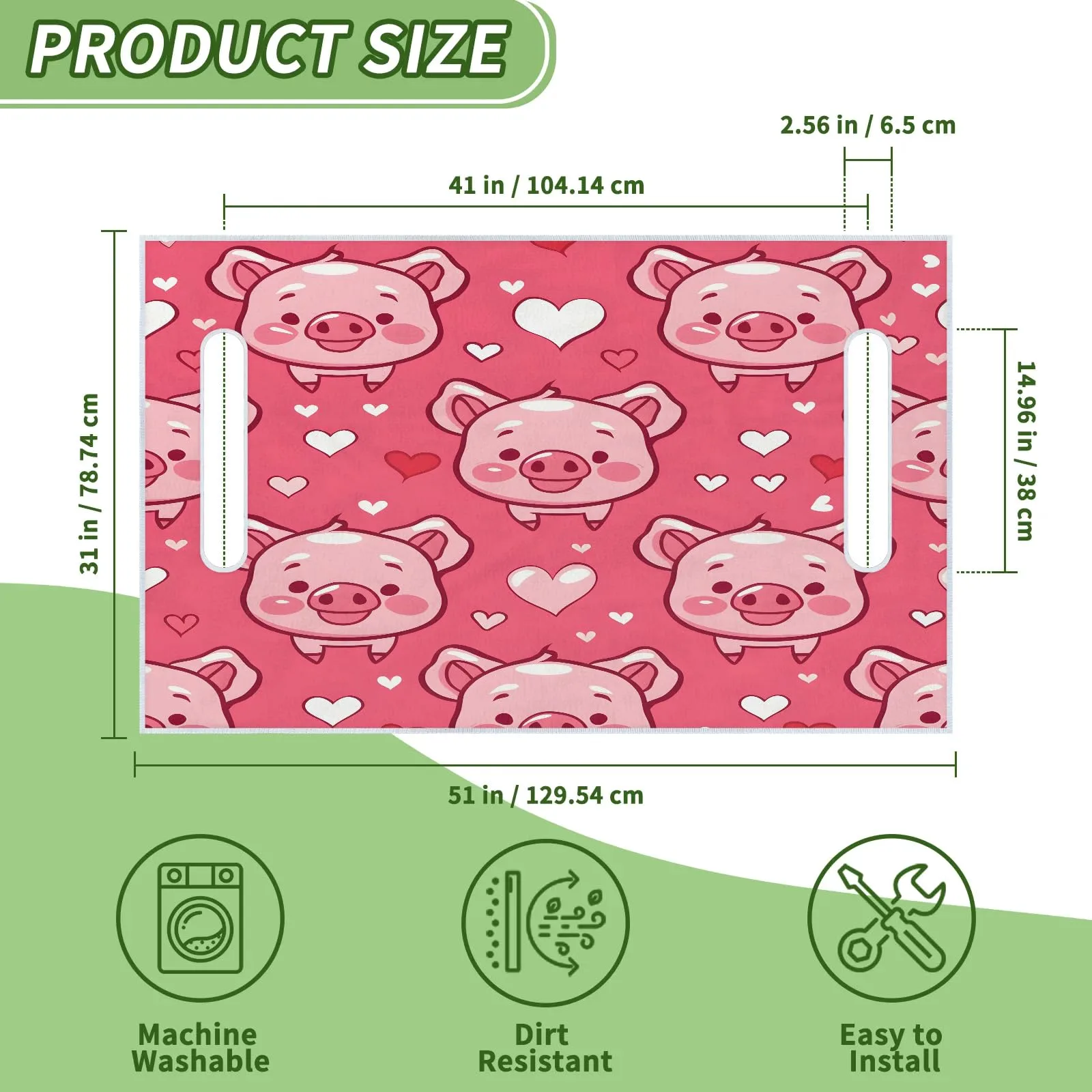 Tiveruda Golf Cart Seat Cover for Double Seats, 51 x 31 in image 2
