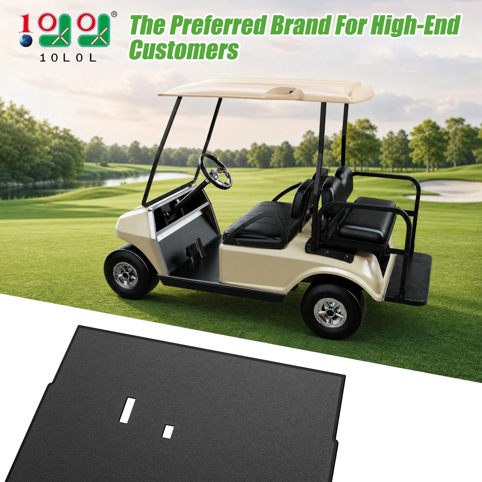 10L0L Floor Mat for Club Car DS 1982-Up image 2