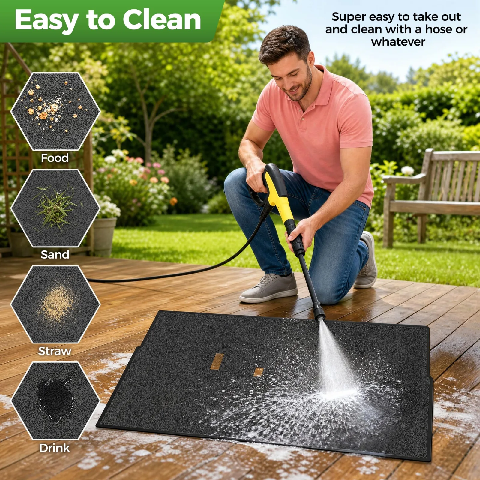 10L0L Floor Mat for Club Car DS 1982-Up image 4