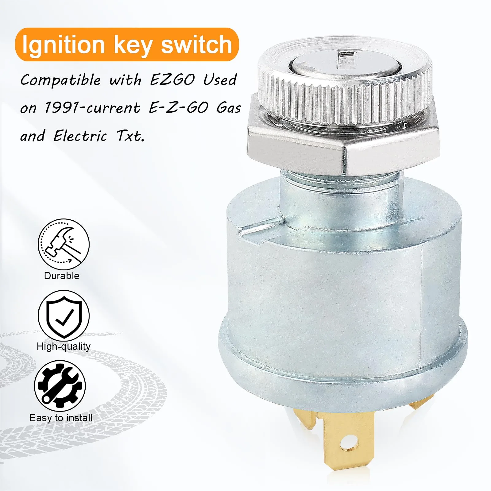 LIYYDS Ignition Key Switch A1638LIUS for E-Z-GO Golf Carts image 4