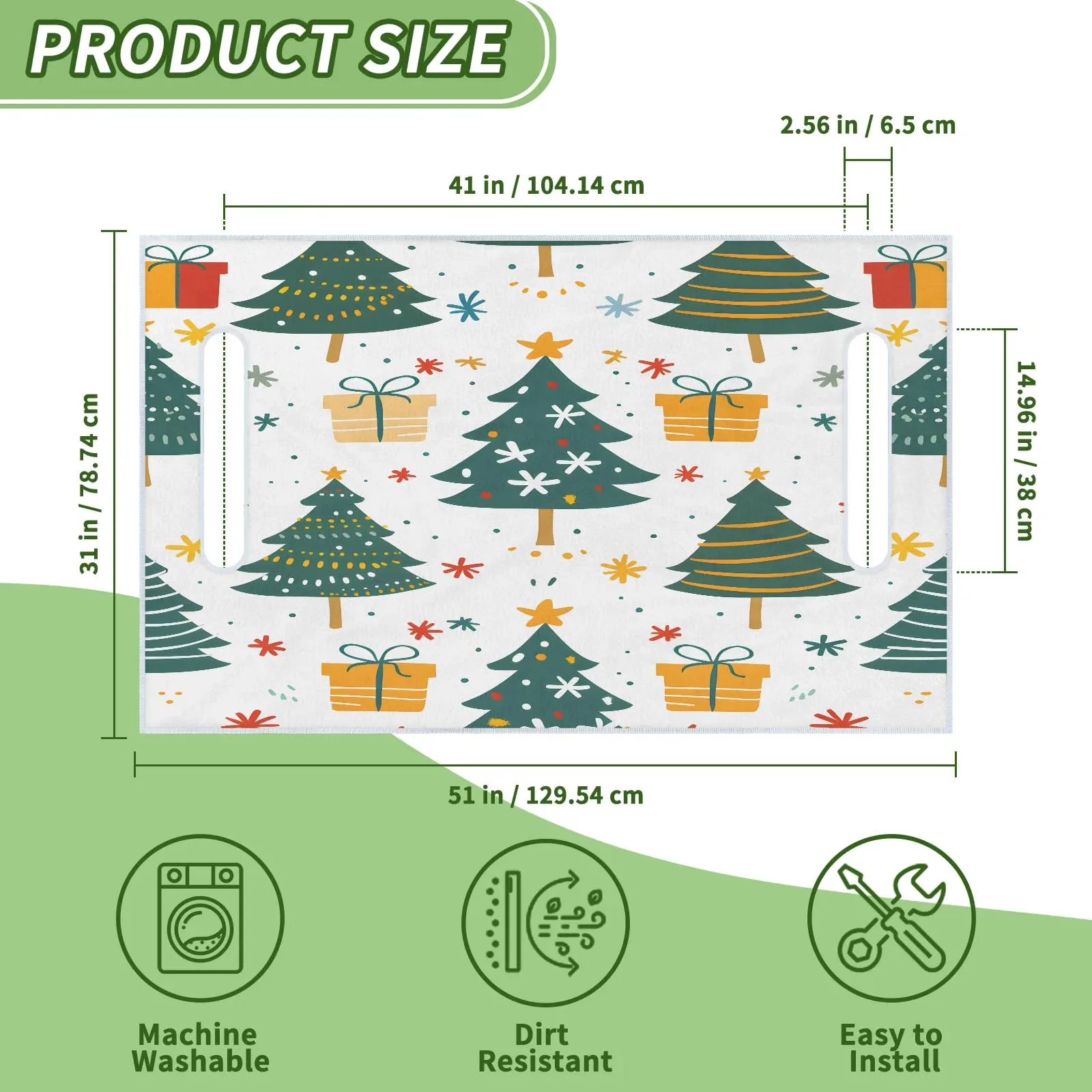 Tiveruda Golf Cart Seat Cover for Double Seats image 2