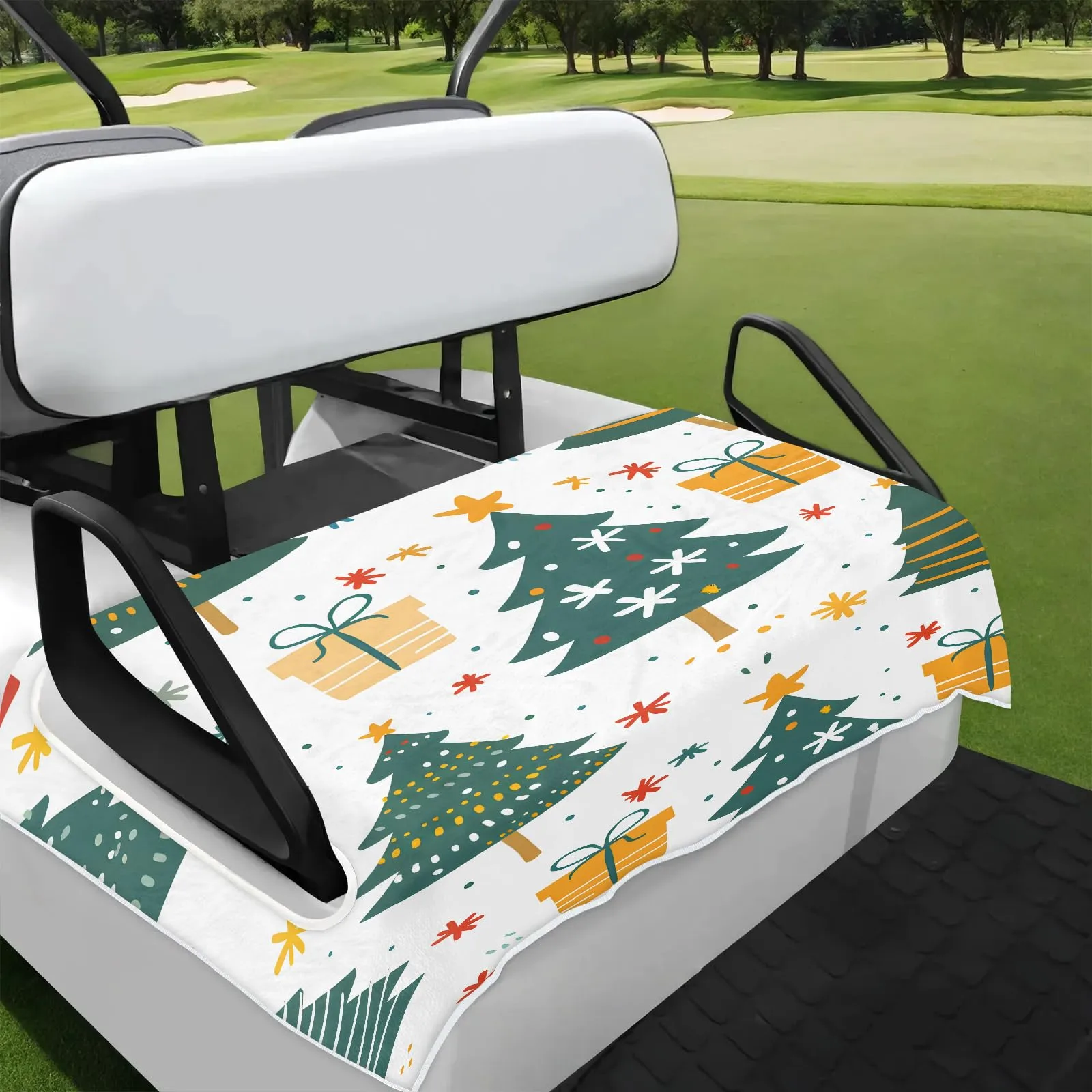 Tiveruda Golf Cart Seat Cover for Double Seats