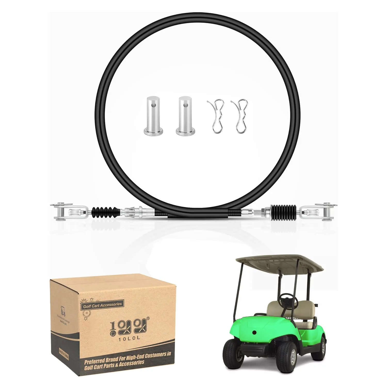 10L0L Yamaha G29 Golf Cart Brake Cable 2007-Up
