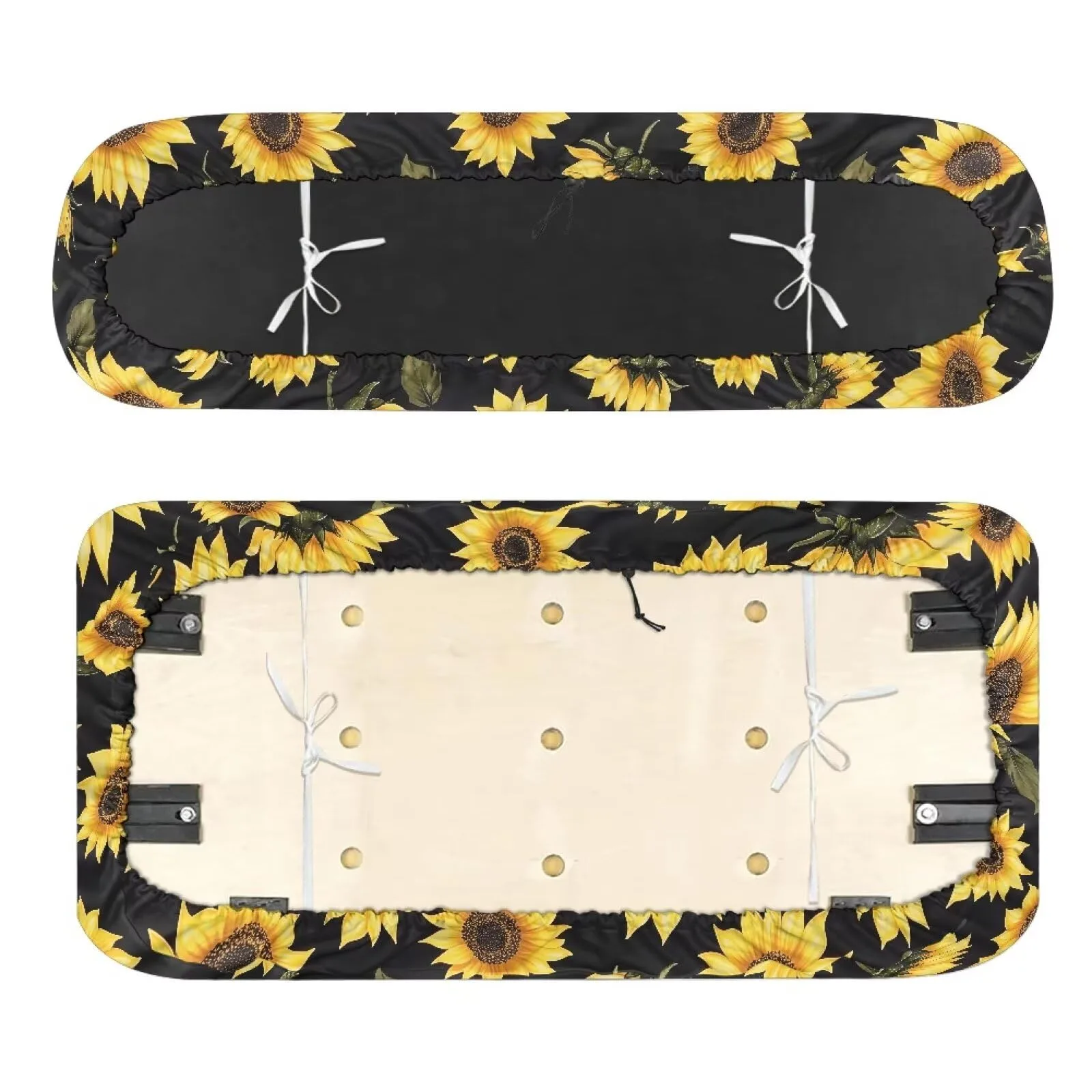 Quidrwyo Sunflower Golf Cart Seat Covers for Club Car image 2