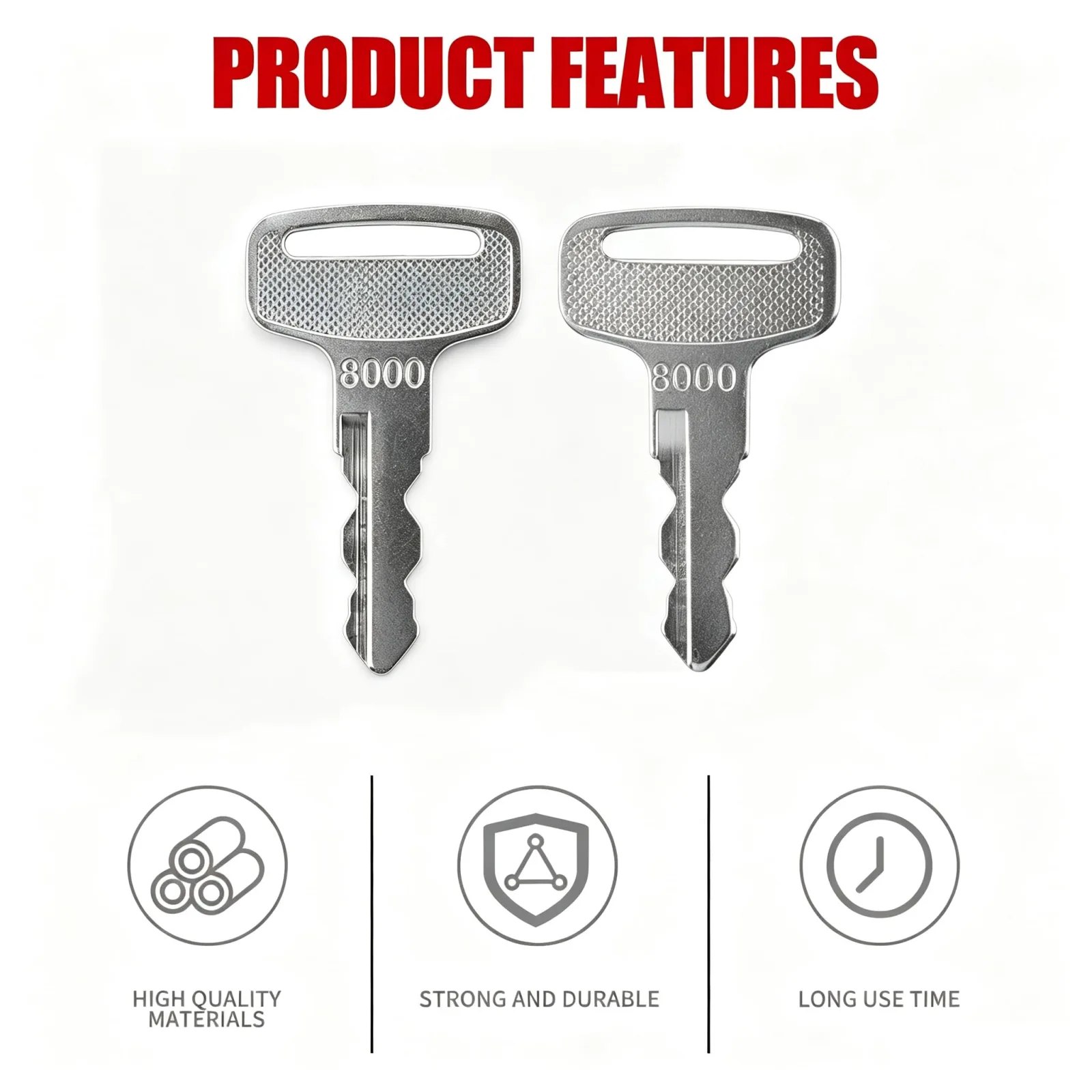 Gashwer Ignition Keys JU2-H2511-00 for Yamaha G14/G16/G19/G20/G21/G22/G29 image 3