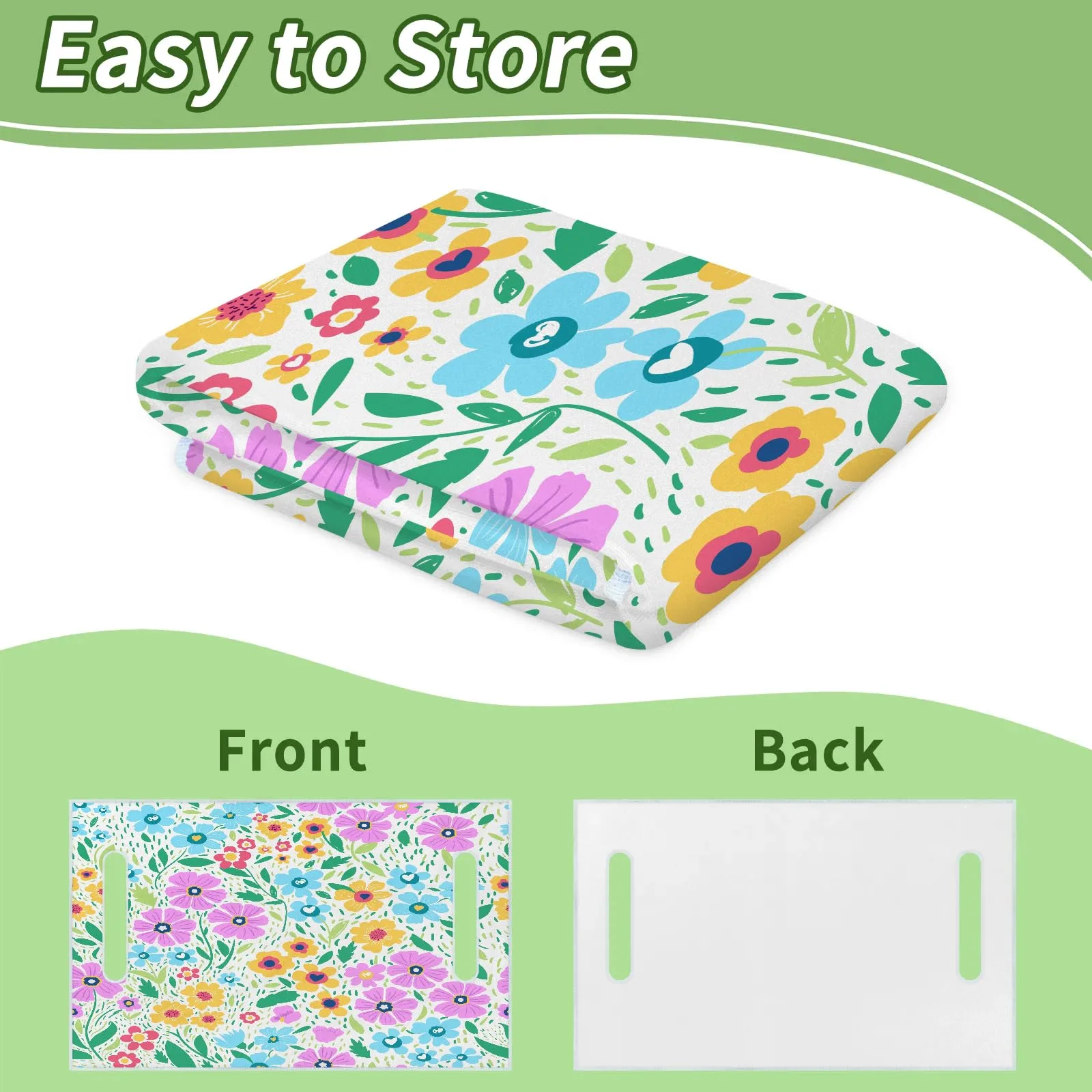 Tiveruda Wild Flowers Golf Cart Seat Cover, 51 x 31 in image 4
