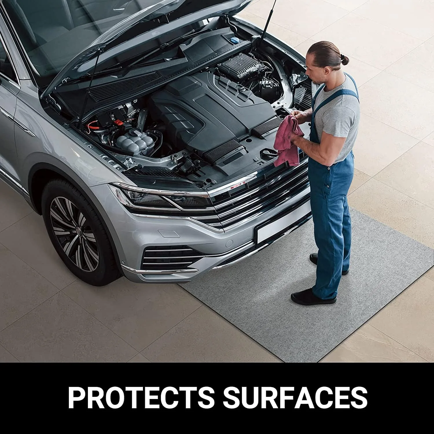 10L0L Golf Cart Garage Floor Mat | E00-FBA-01-Y178-K image 3