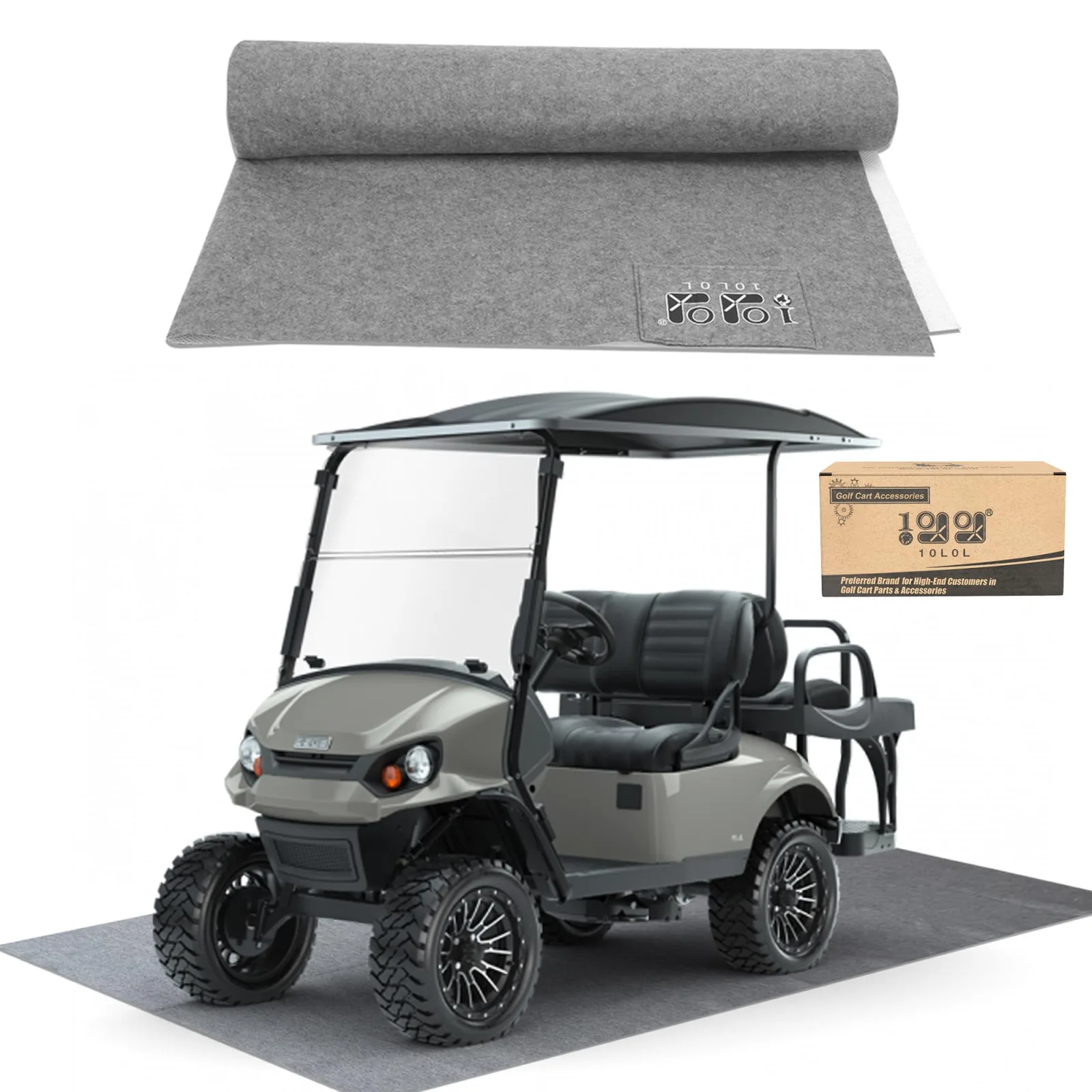 10L0L Golf Cart Garage Floor Mat | E00-FBA-01-Y178-K