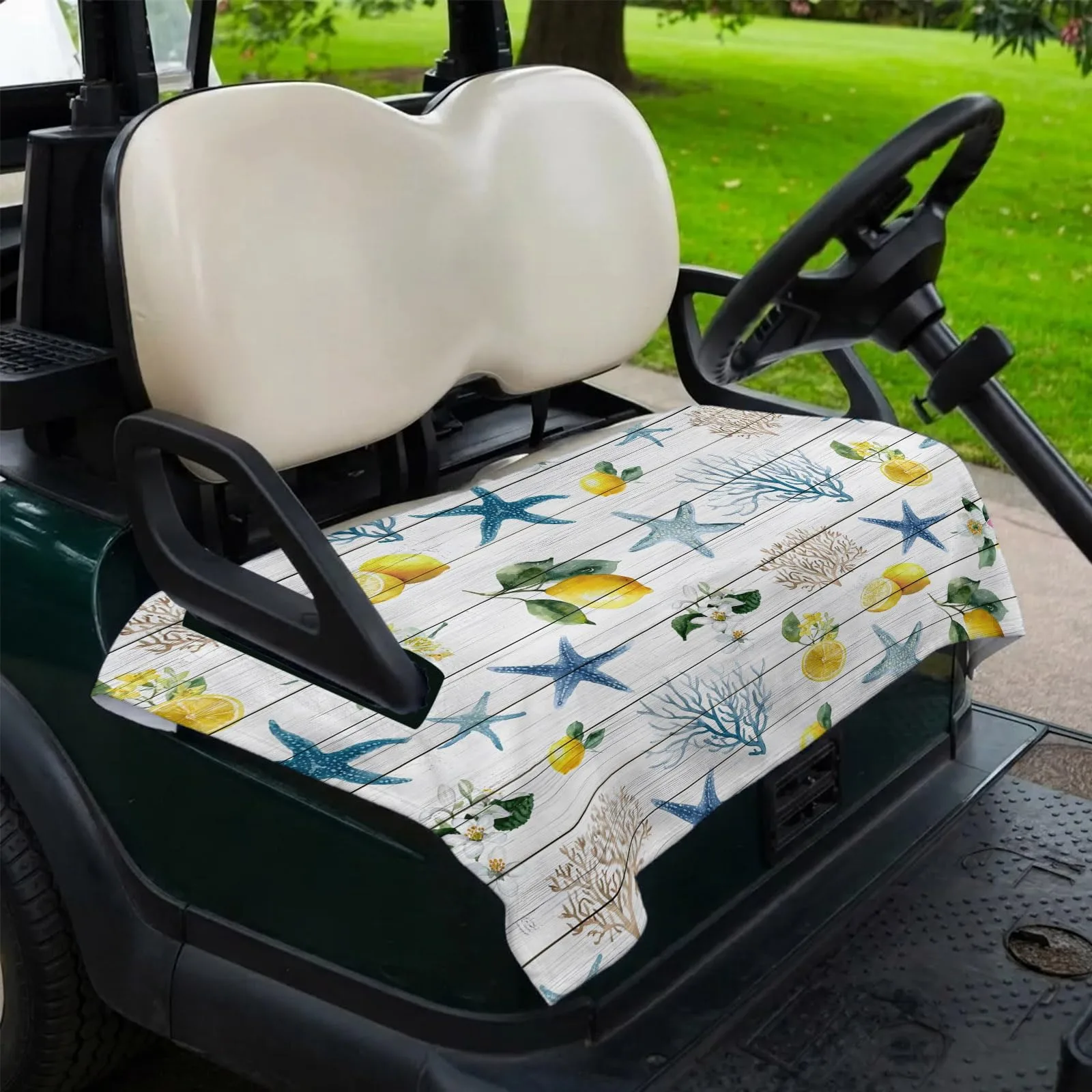 DecorLovee Golf Cart Seat Cover for 2-Seater Carts image 2
