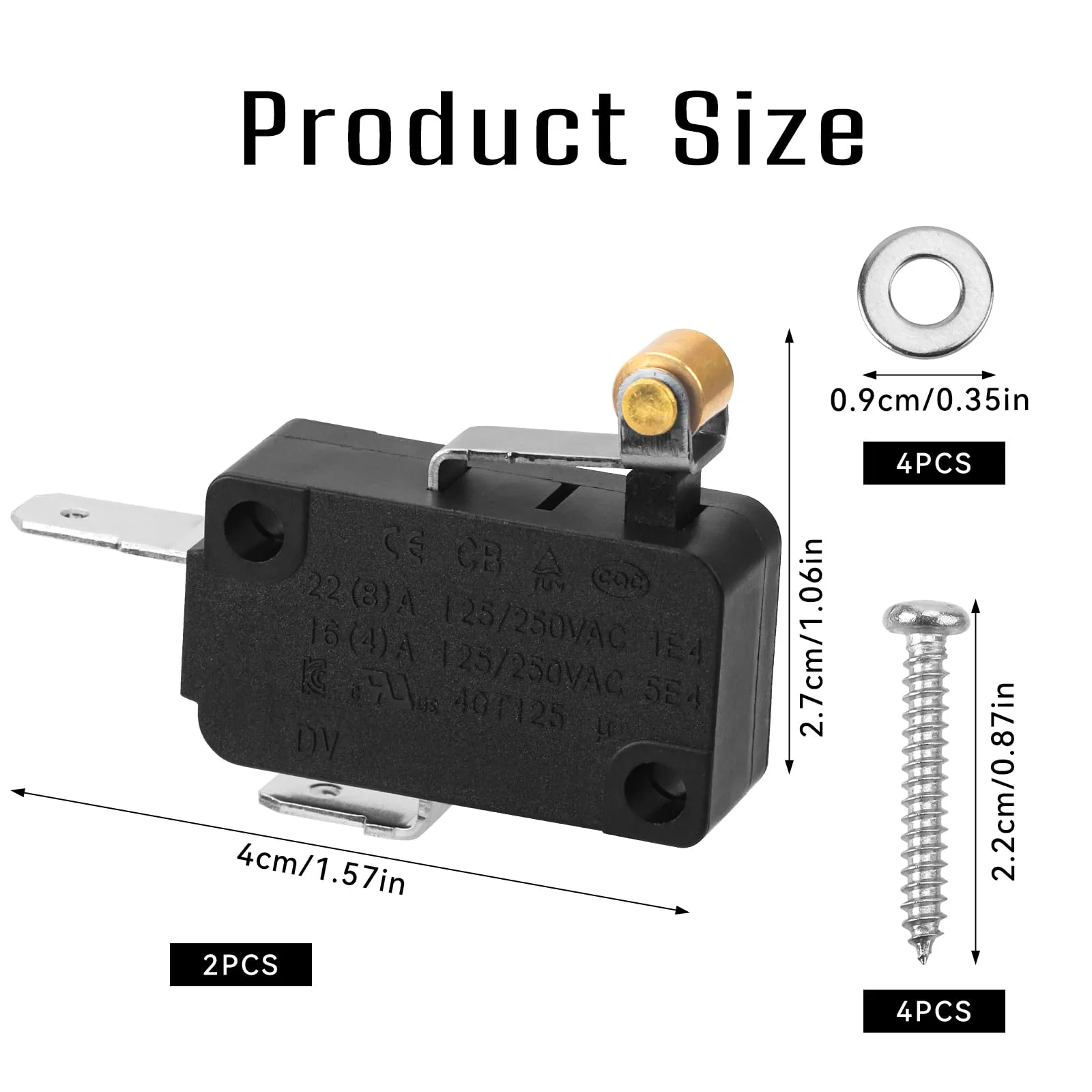 BOXOB Micro Switch for E-Z-GO TXT Golf Cart 1056440 image 2