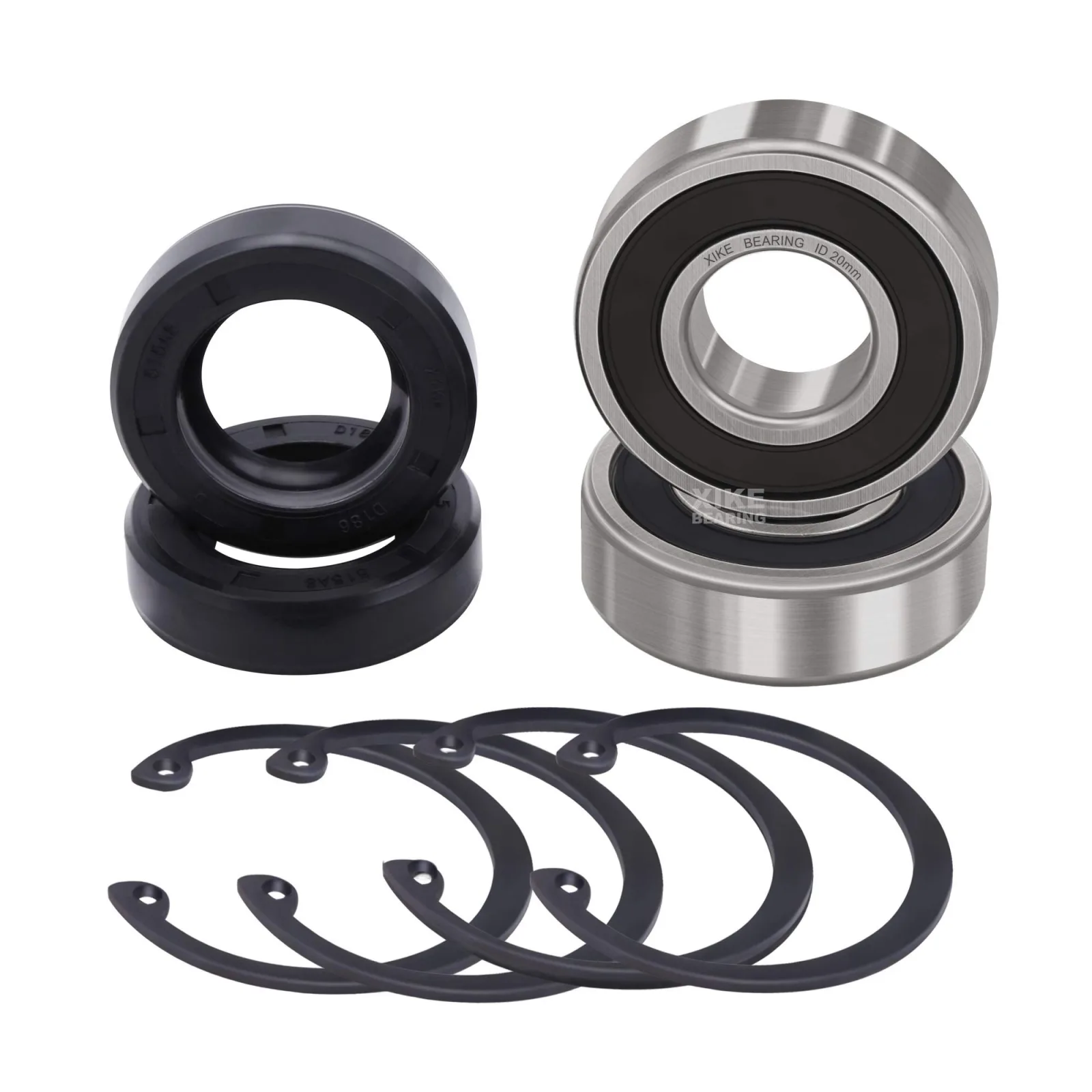 XiKe Rear Axle Bearing and Seal Kit for Yamaha G14-G22
