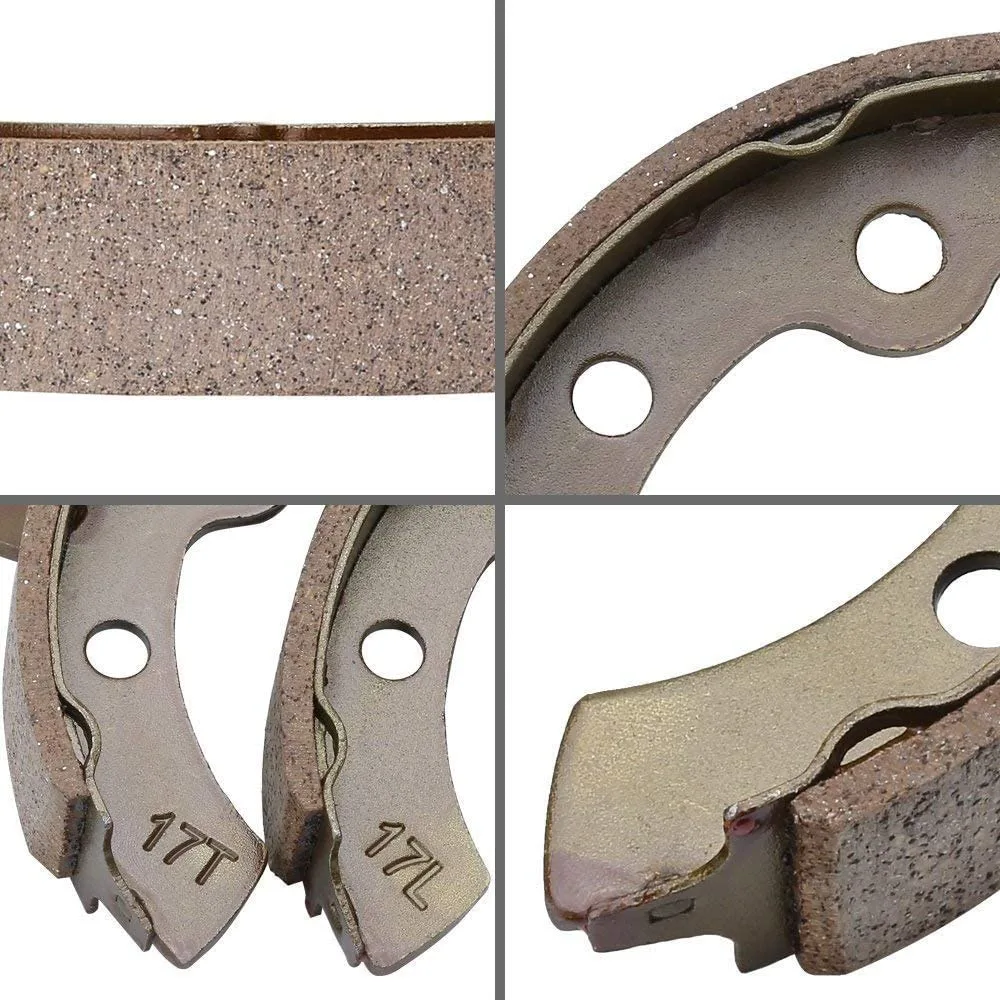 10L0L Golf Cart Brake Shoes for Club Car DS 1995-up, Precedent 2004-up, EZGO 1986.5-1995, for Yamaha G1 G2 G8 G9, OEM# 101823201 1011463 23364G1 27249G01 image 4