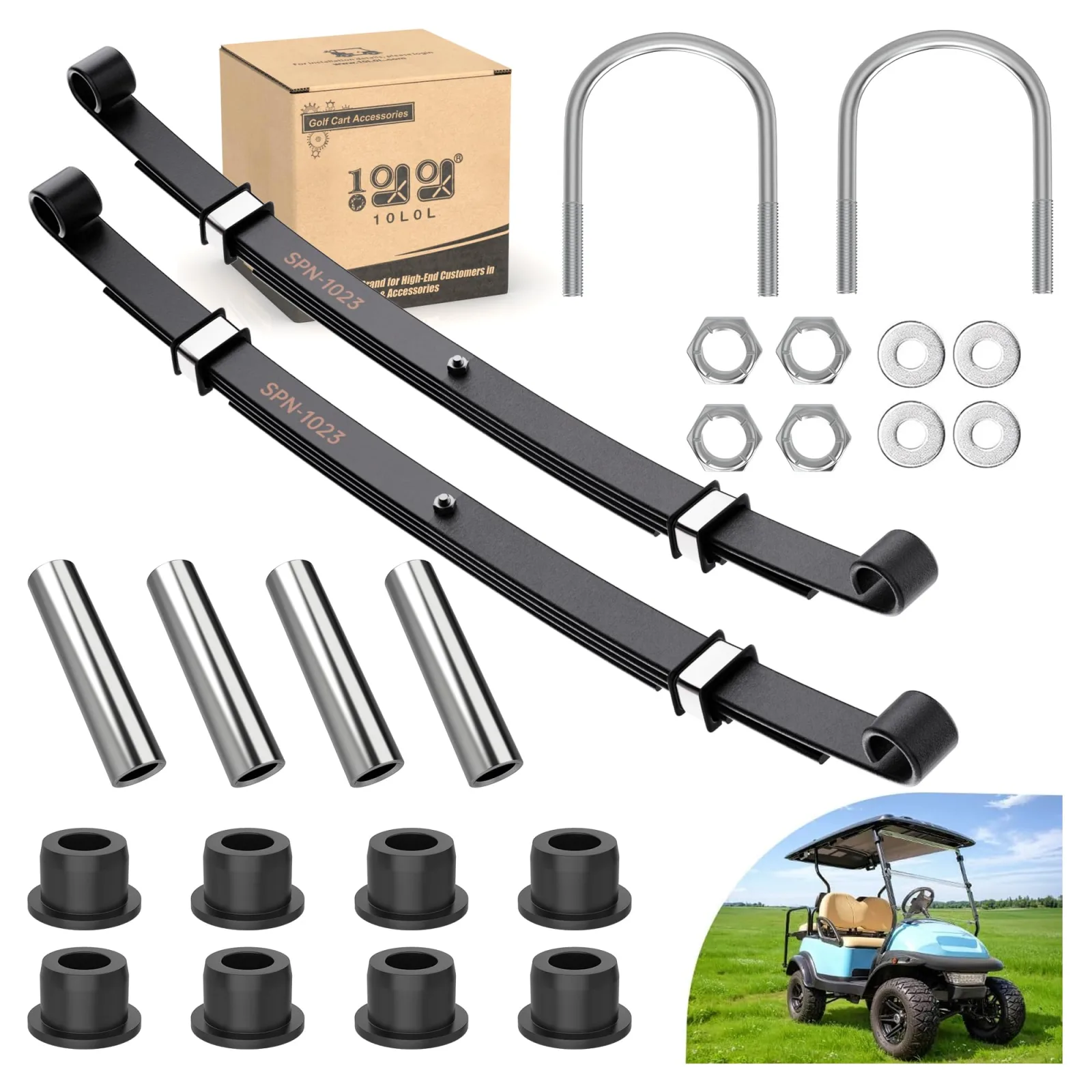 10L0L Rear Leaf Spring Kit for Club Car Precedent 2004+