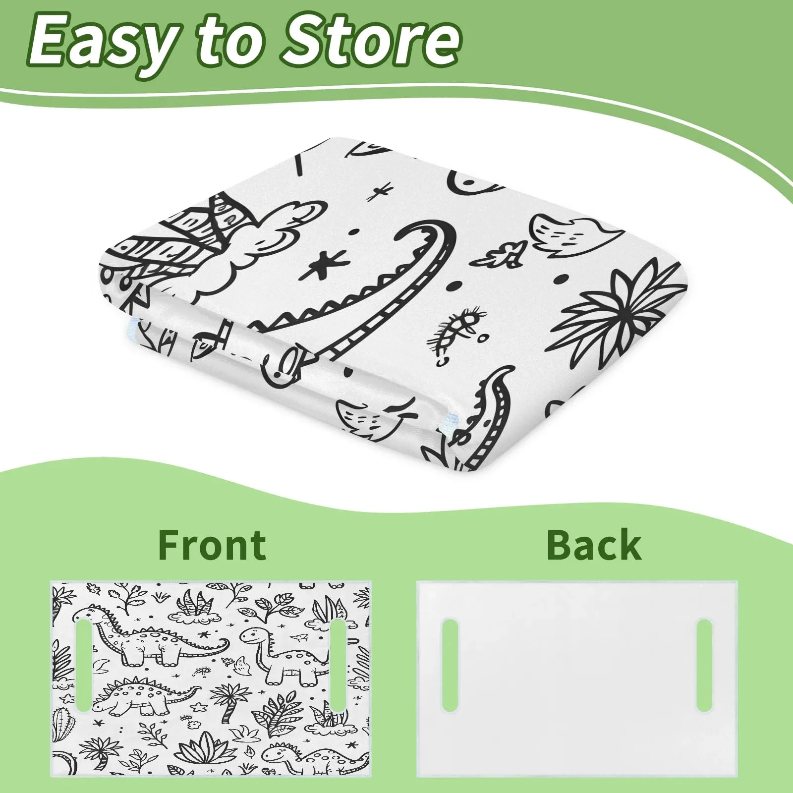 Tiveruda Golf Cart Seat Cover for Double Seats image 4
