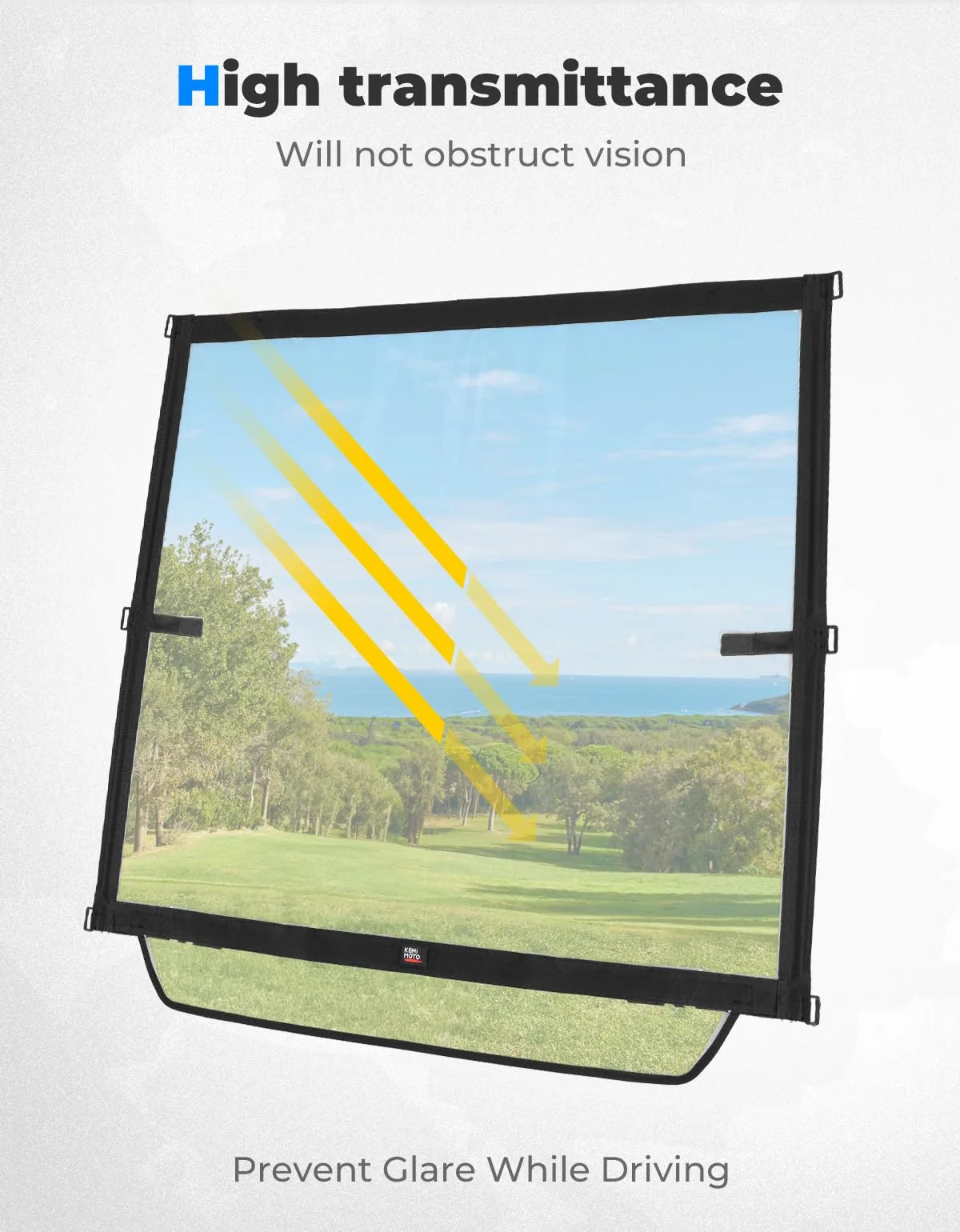 KEMIMOTO Foldable Windshield for E-Z-GO TXT 1994-2013 image 3