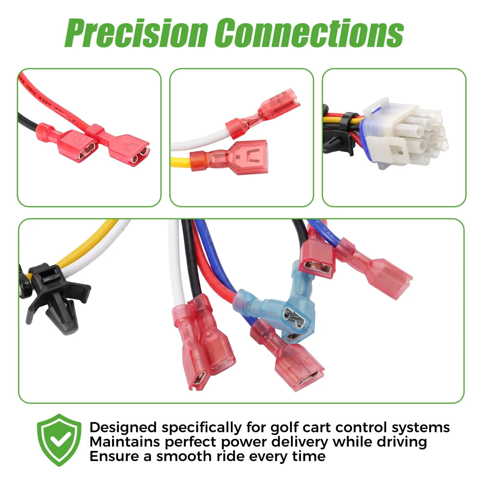 10L0L 48V 9-Pin Controller Wire Harness for Club Car Precedent (Gas) image 3