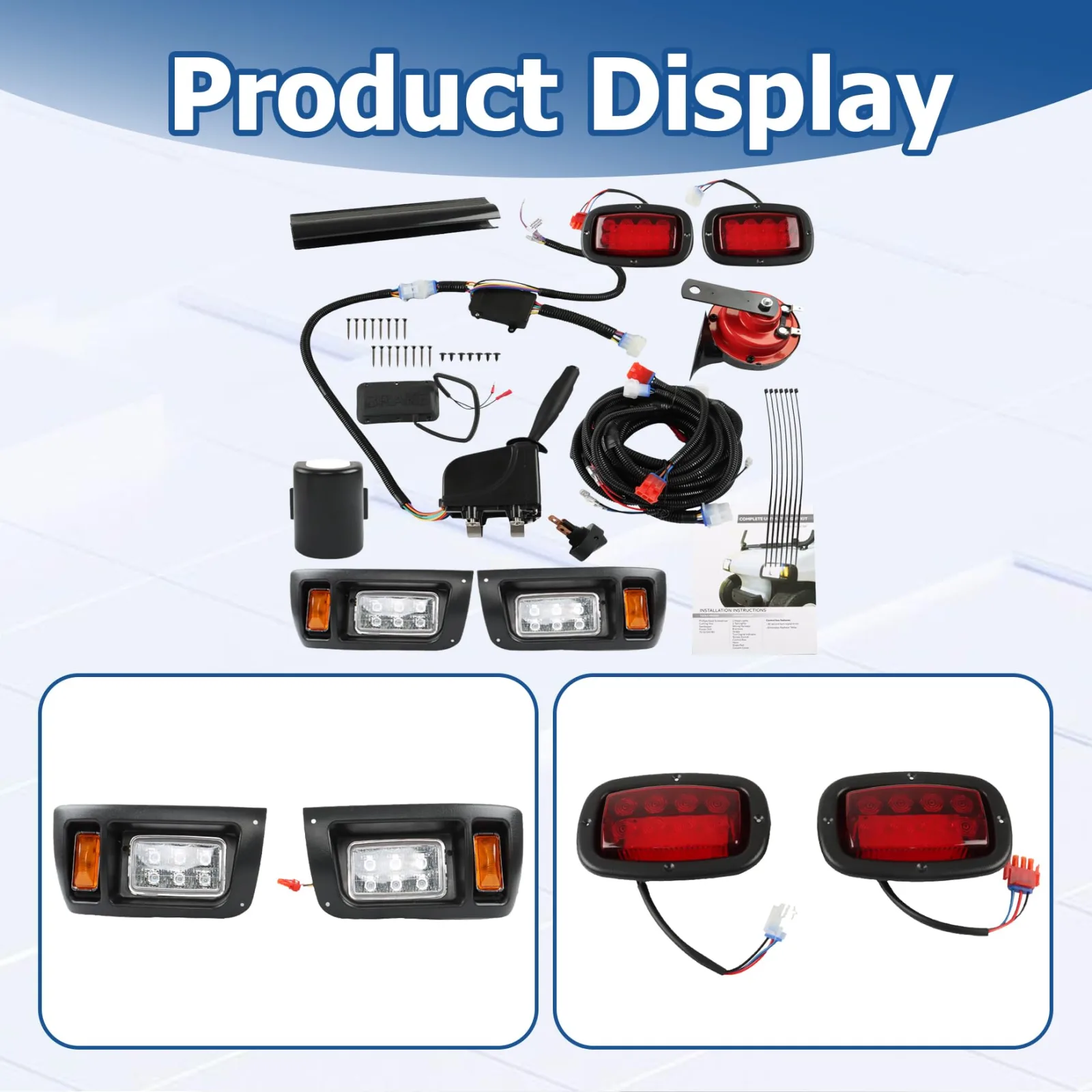 WFLNHB LED Light Kit for Club Car DS 1994-Up image 3